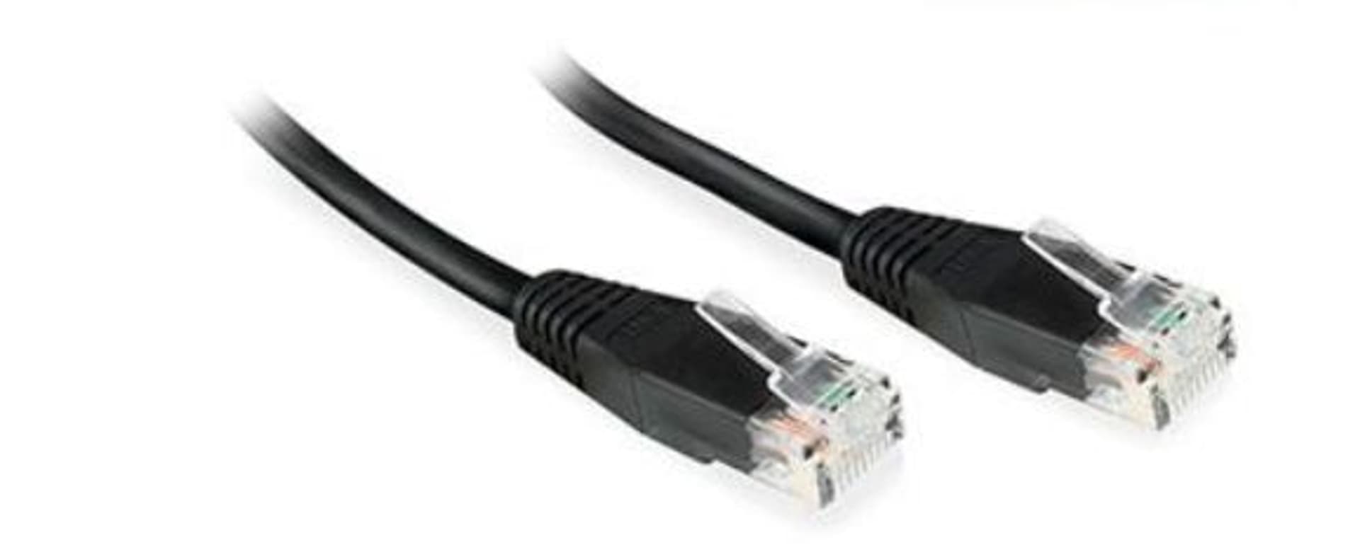 

MicroConnect U/UTP CAT6 0.5M Black PVC