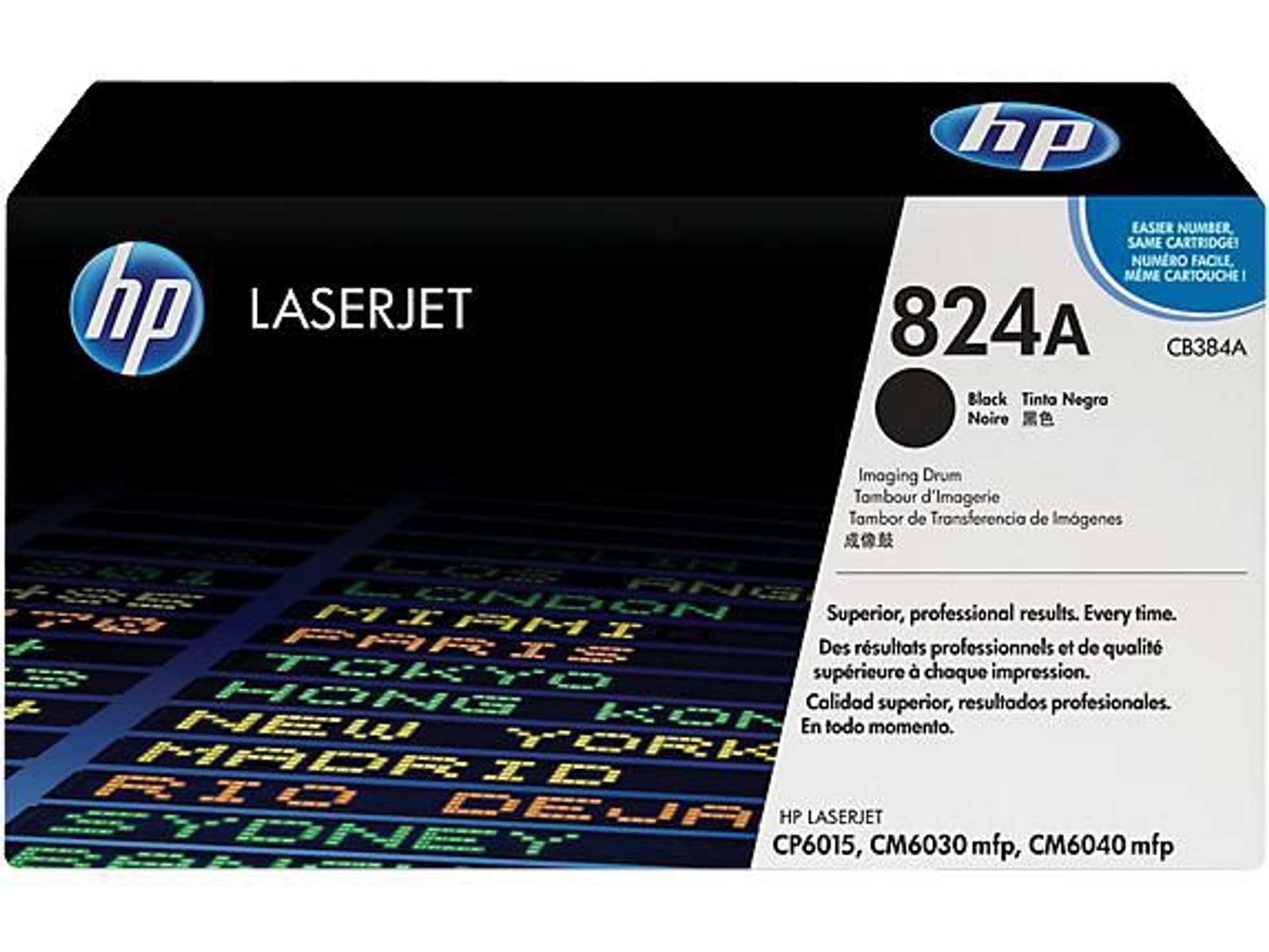 

HP oryginalny bęben CB384A, black, 35000s, HP Color LaserJet CP6015, CM6030, 6040