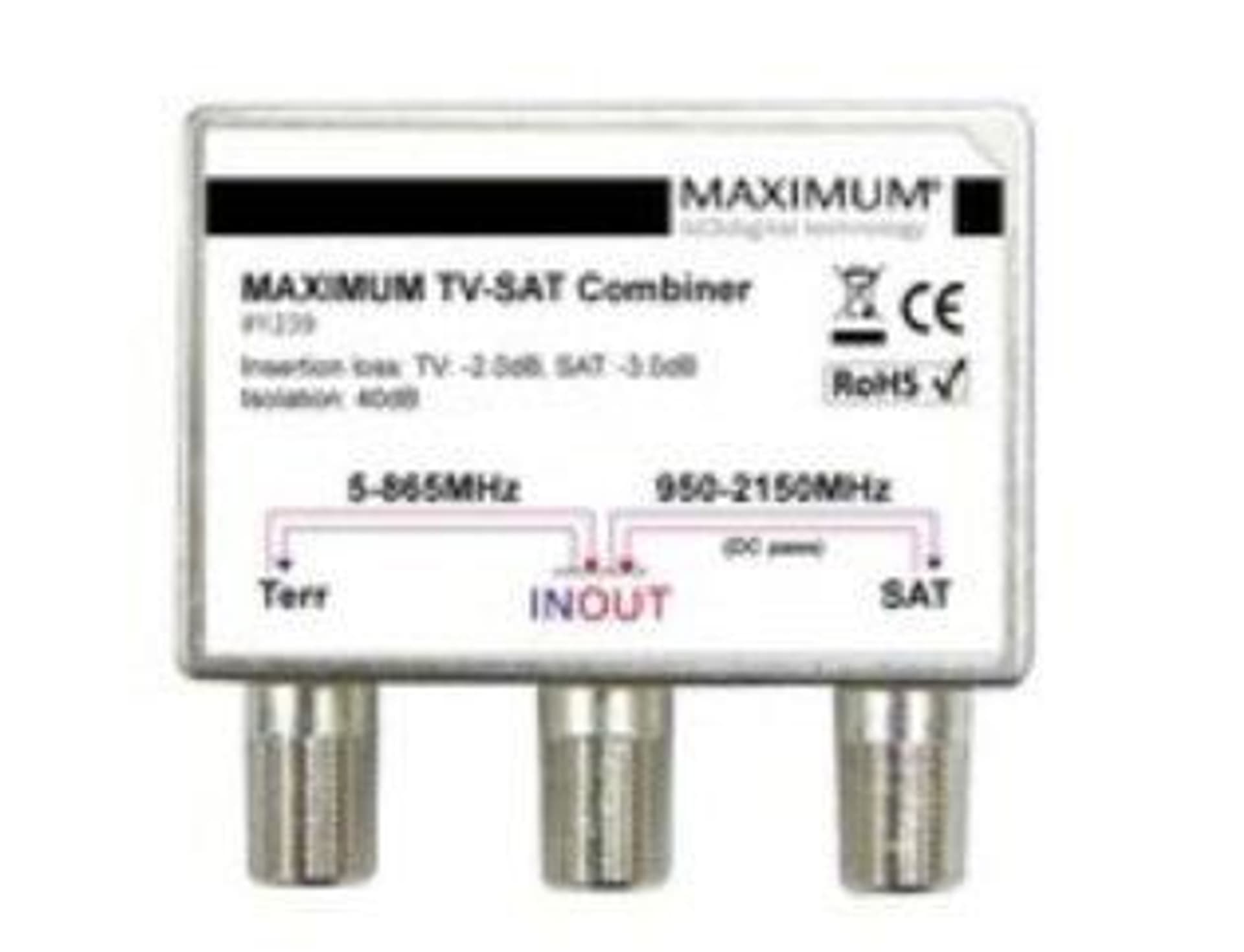 

Maximum TV-SAT Combiner