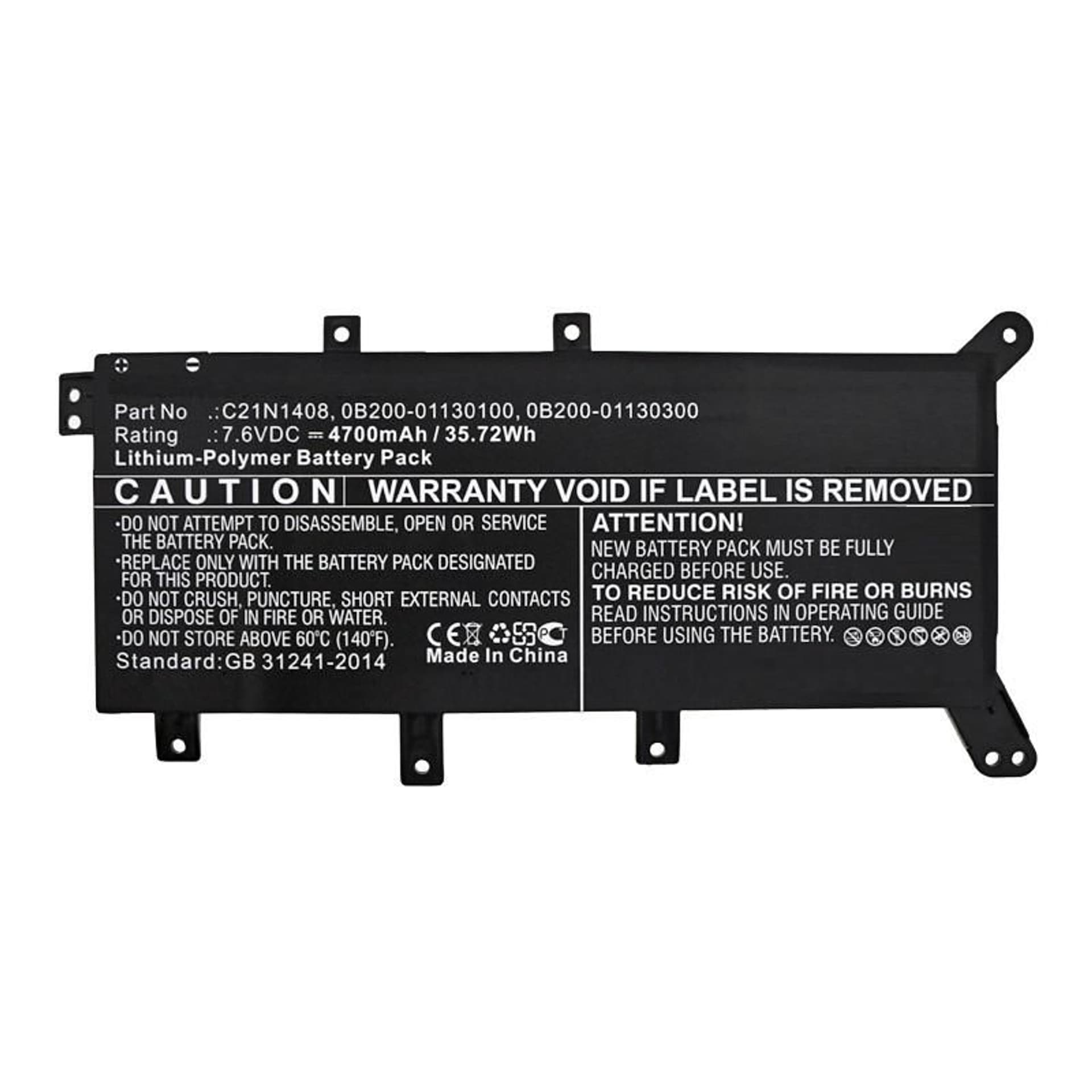 

CoreParts Laptop Battery for Asus