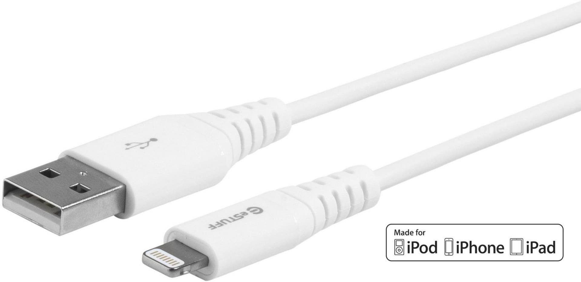 

eSTUFF Lightning Cable MFI 0,15m Whit