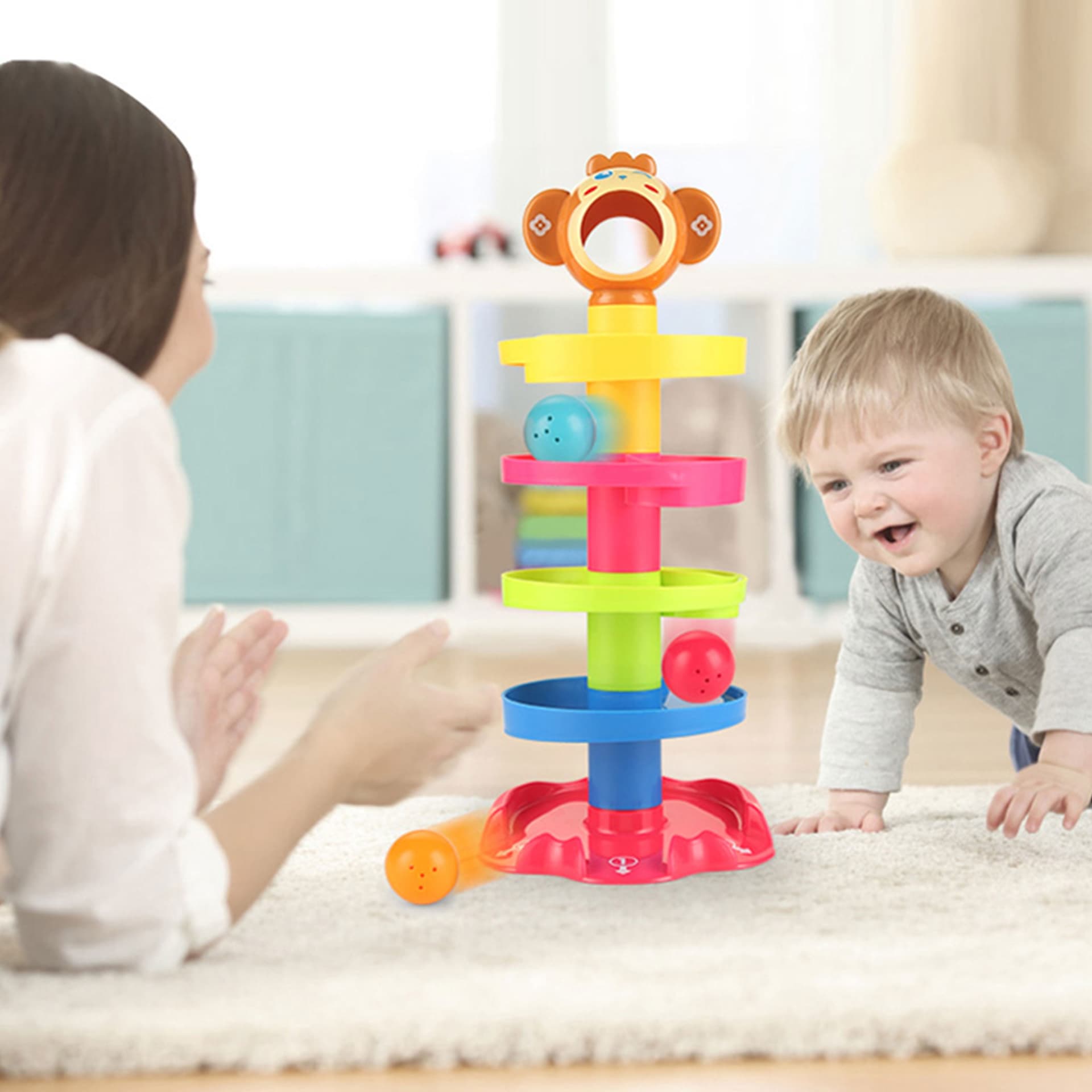 

WOOPIE BABY Kulodrom Tor Kulkowy Zestaw Spirala + 3 Kulki