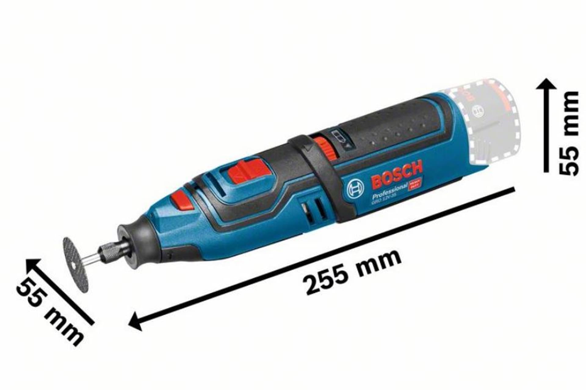 

NARZĘDZIE WYSOKOOBROTOWE GRO 10.8 V-LI 0*AH