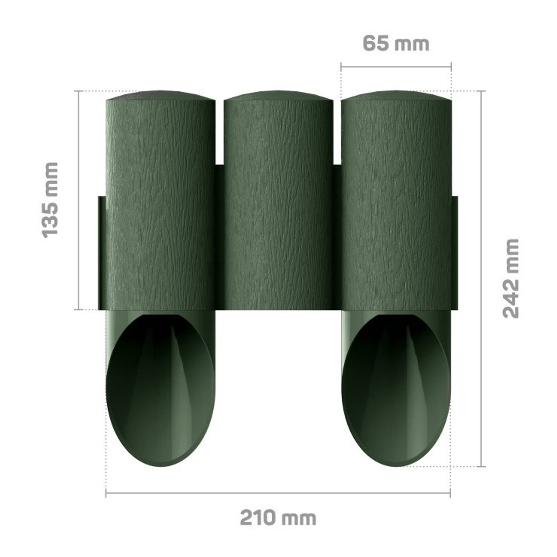 

PALISADA OGRODOWA 3 STANDARD 2,1MB MAXI ZIELONA