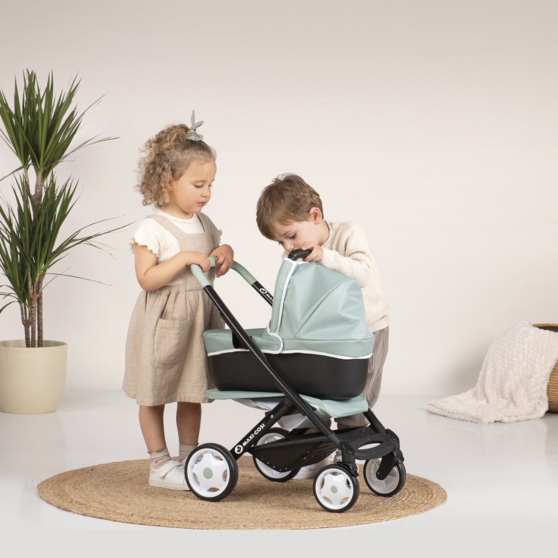 

SMOBY Wózek dla Lalek Maxi Cosi Quinny 3w1 Wózek głęboki Gondola Spacerówka