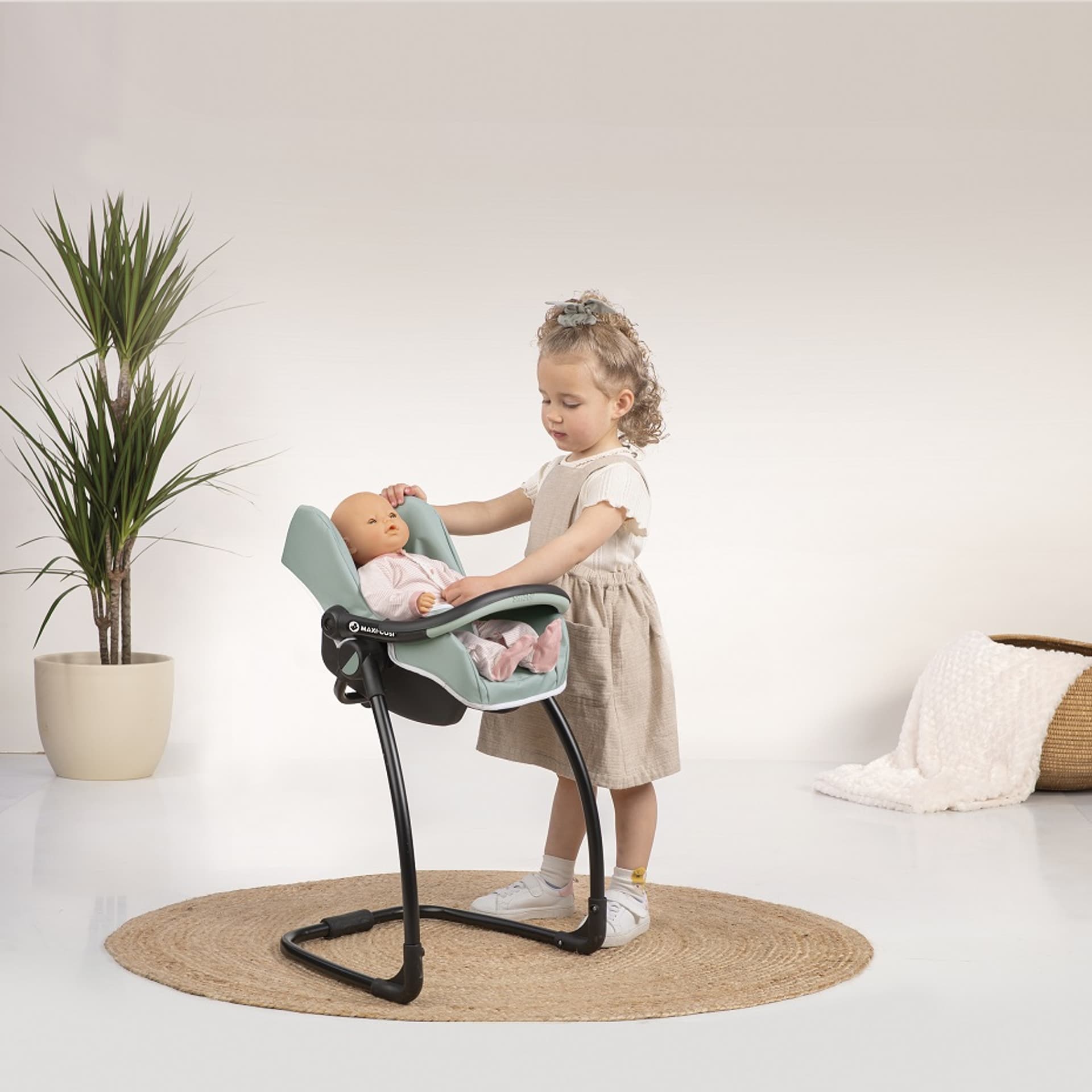 

SMOBY Krzesełko do karmienia Maxi Cosi Quinny 3w1 dla lalki Nosidełko Bujak