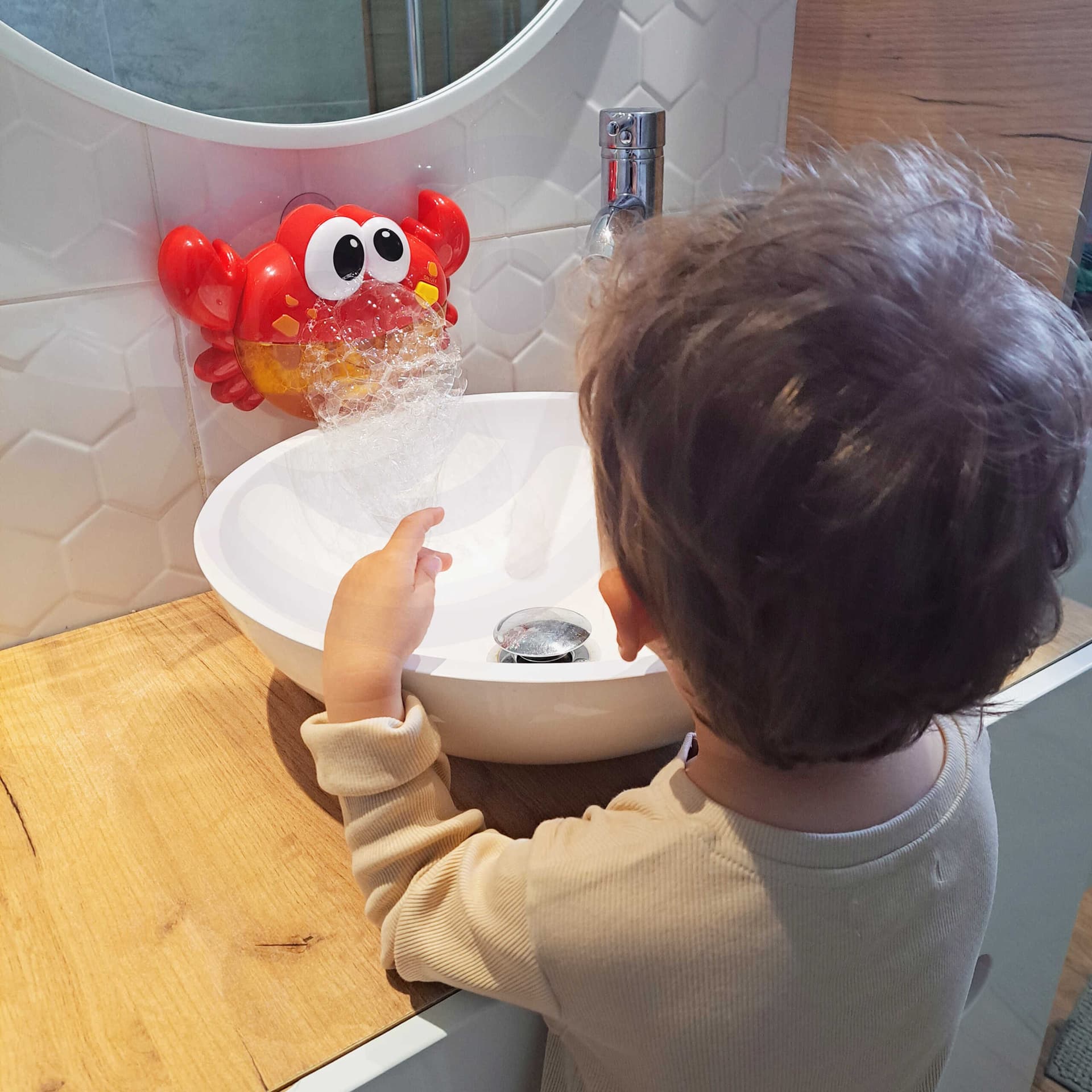 

WOOPIE BABY Zabawka do Kąpieli Krab do Robienia Piany z Melodią - 3 szt.