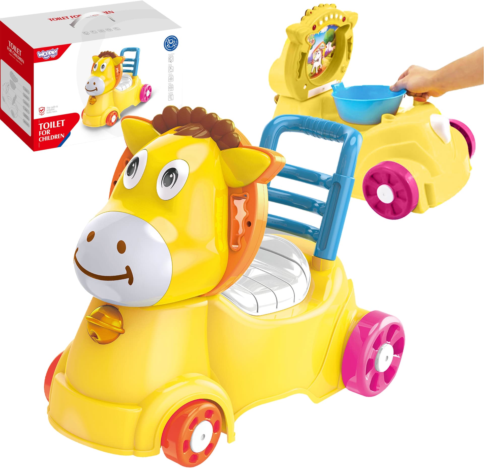 

WOOPIE BABY Chodzik Jeździk Nocnik 3w1 Osiołek