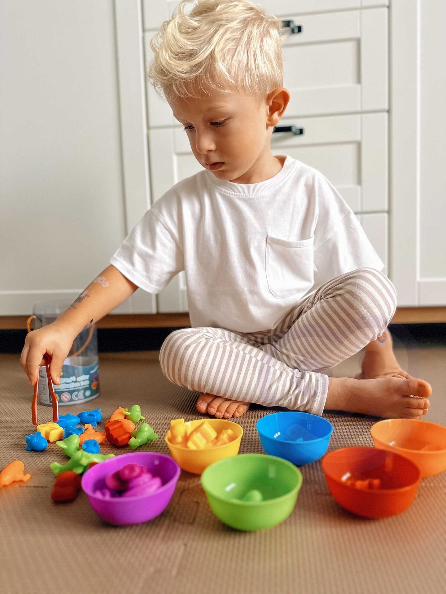

WOOPIE Gra Edukacyjna Sorter Kolorów Morska Kraina 64 el.