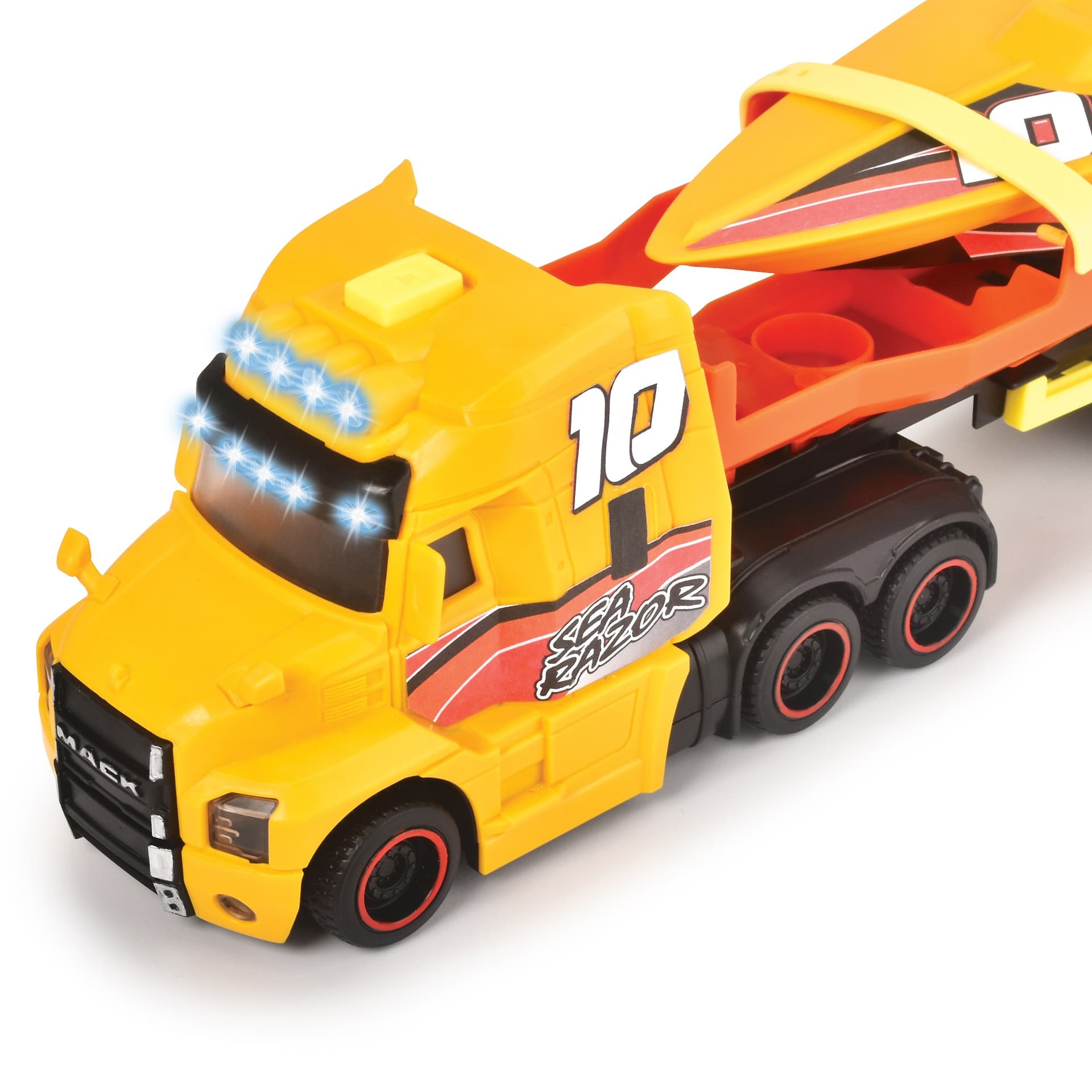 

DICKIE CITY Ciężarówka z łodzią Sea Race Truck