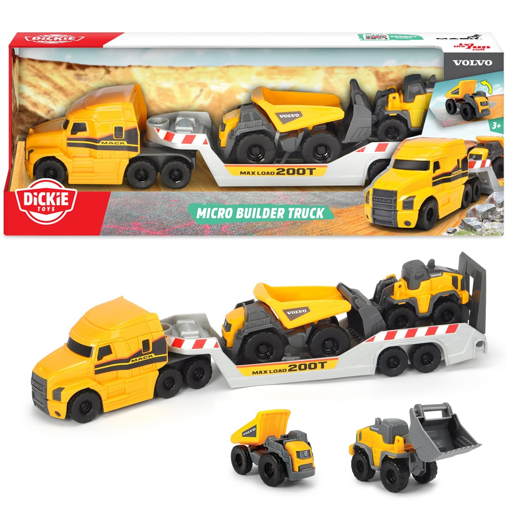 

Zestaw pojazdów Volvo Micro Builder