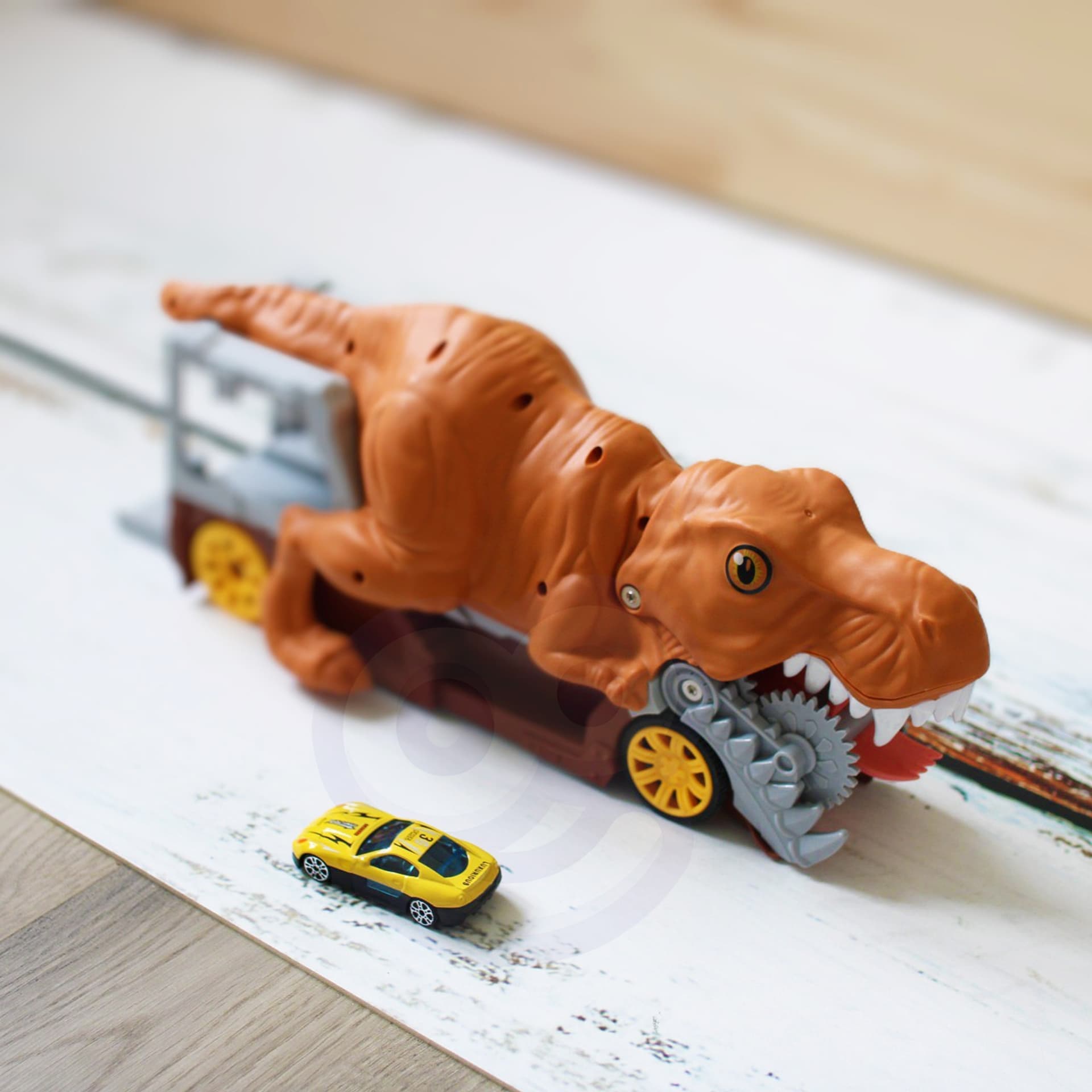 

WOOPIE Dinozaur Wyrzutnia Samochodów + Auto 1szt.
