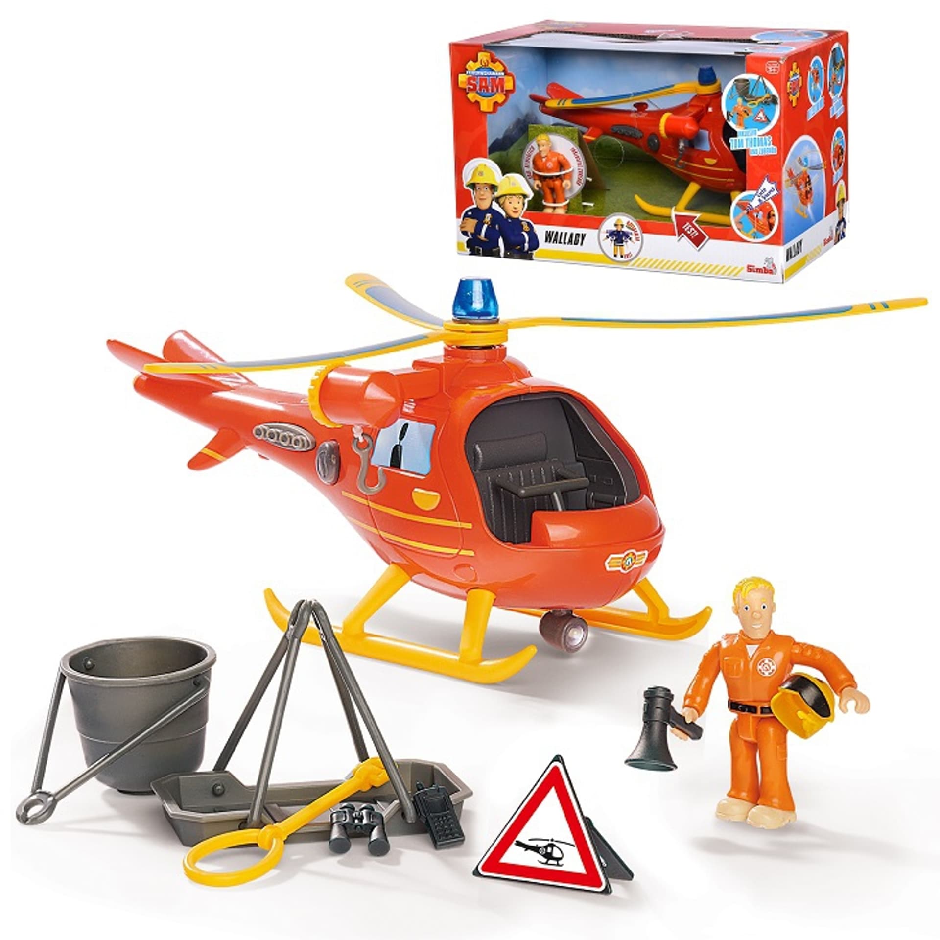 

Helikopter Strażak Sam Wallaby z figurką