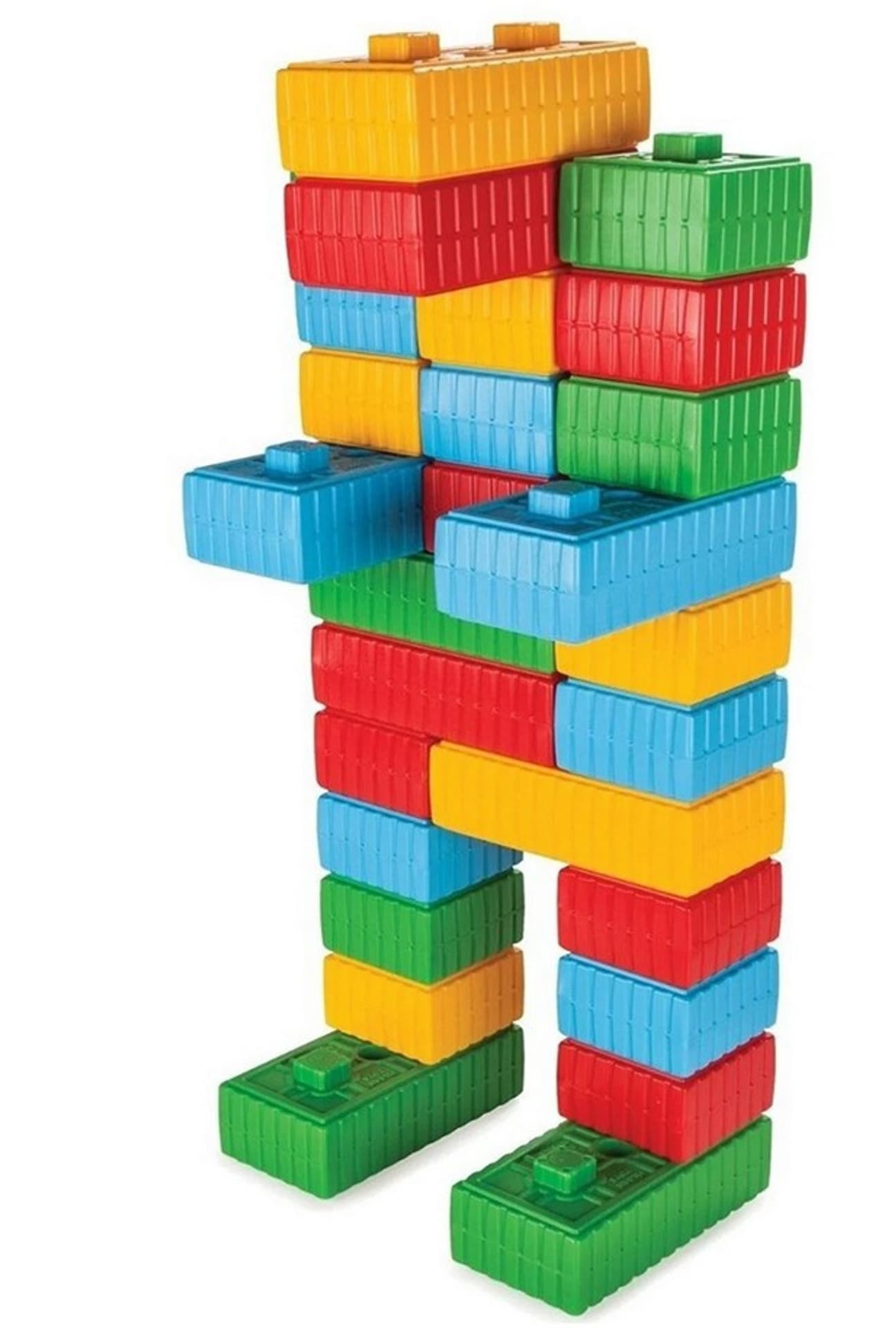 

WOOPIE Klocki Konstrukcyjne XXL Zestaw z Samochodzikiem 43 el.
