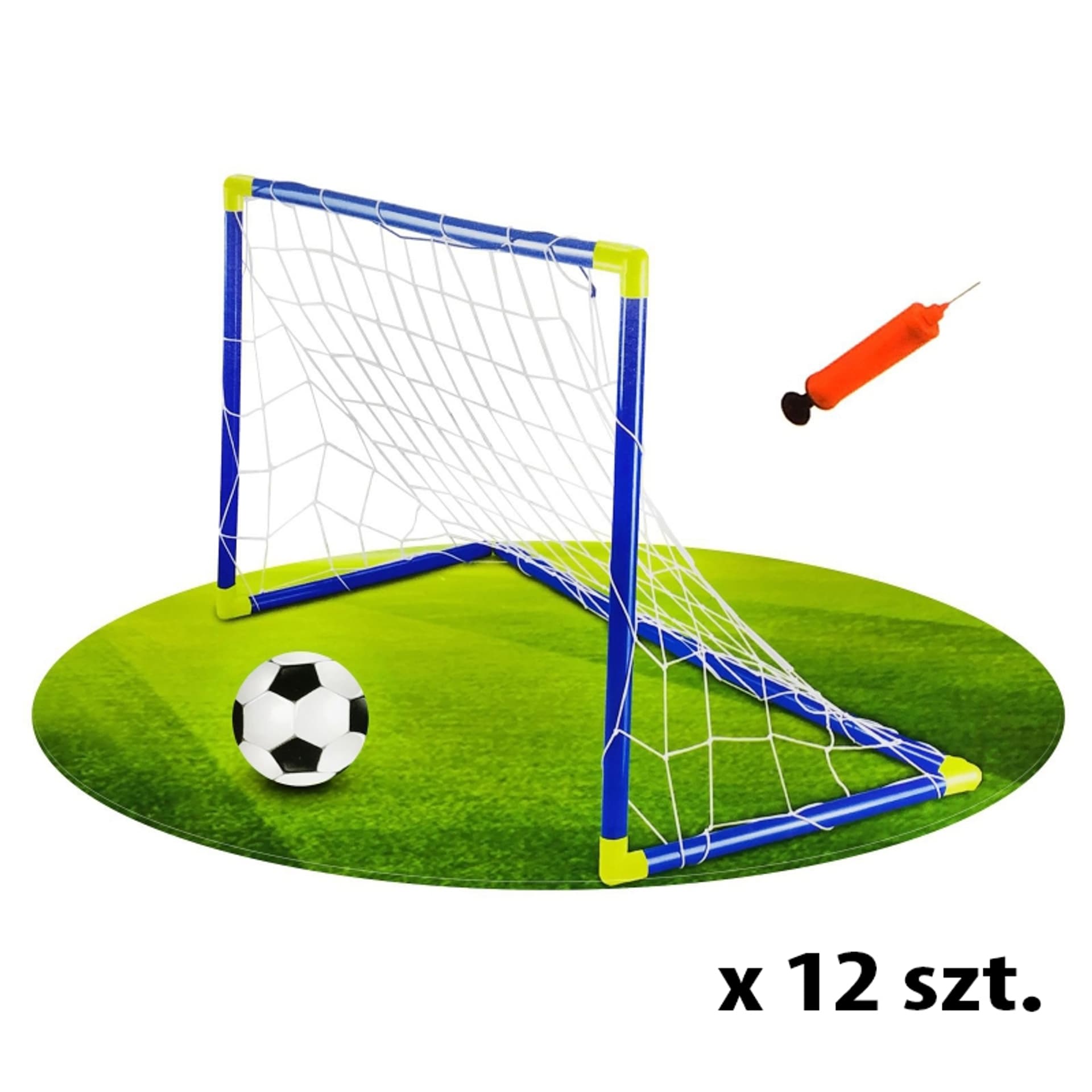 

WOOPIE Bramka piłkarska z piłką i pompką Football Sport 12 SZT.