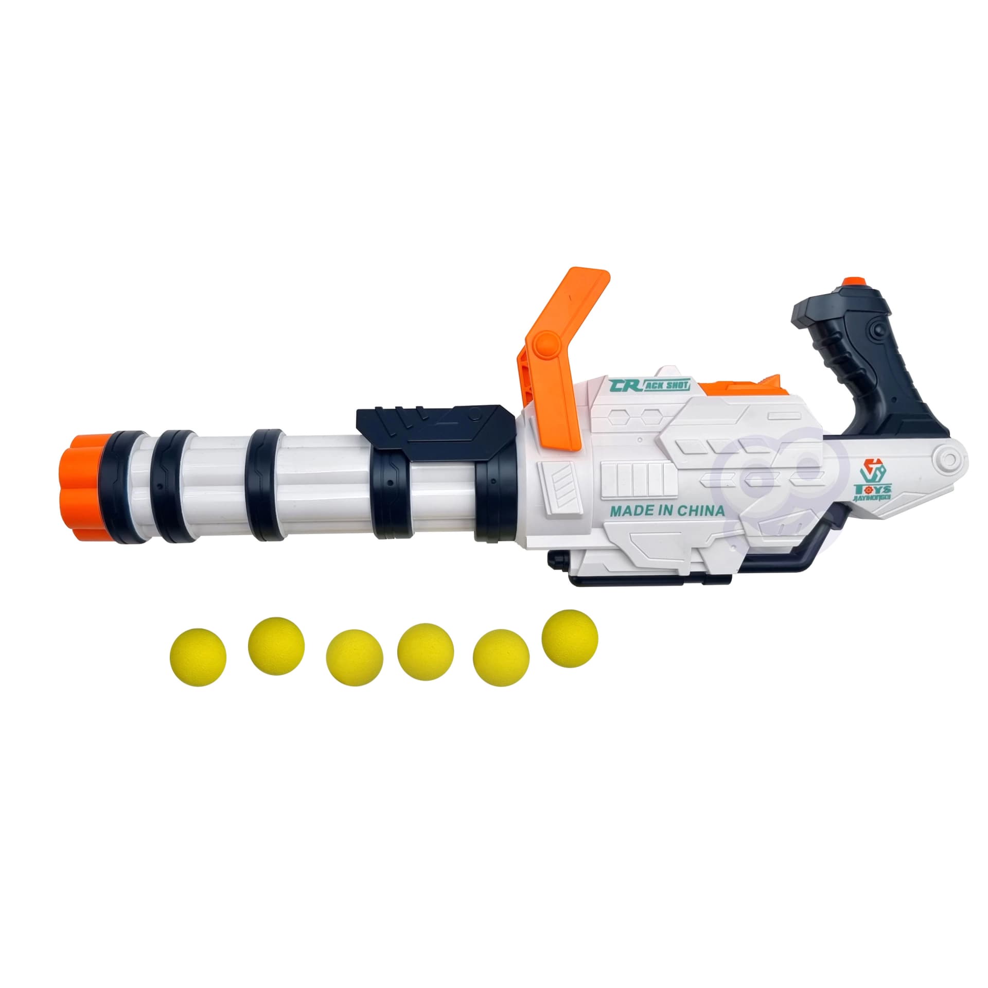 

WOOPIE Pistolet na Piłki Kulki Piankowe Wyrzutnia Automatyczna 7 el.