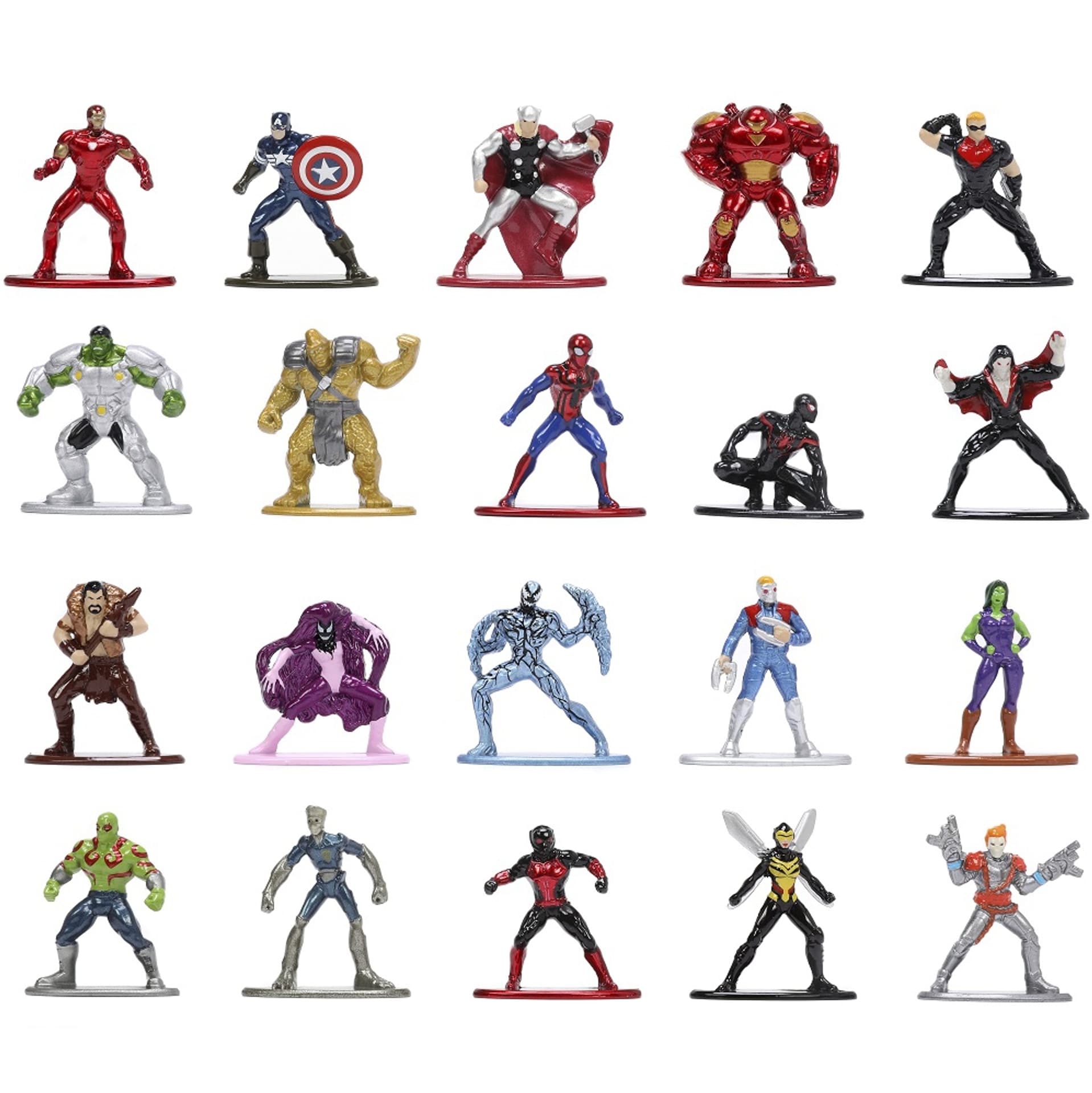 

JADA Marvel Metalowe Figurki 20szt Zestaw