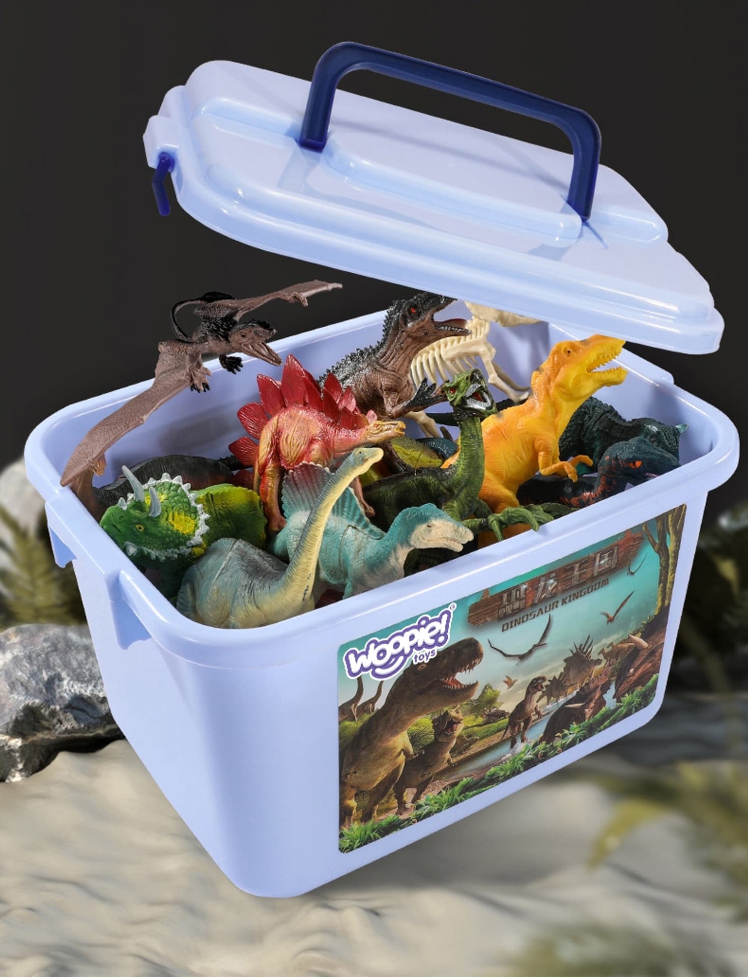 

WOOPIE Zestaw Figurki Dinozaury 40 szt.