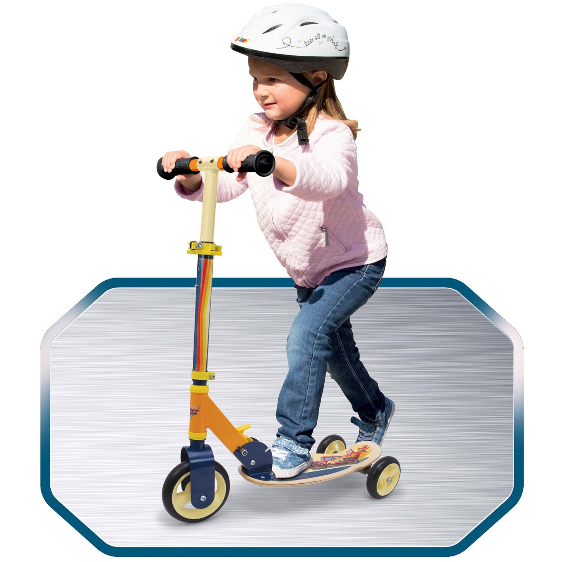 

SMOBY Hulajnoga Trójkołowa Cars Auta Drewniana