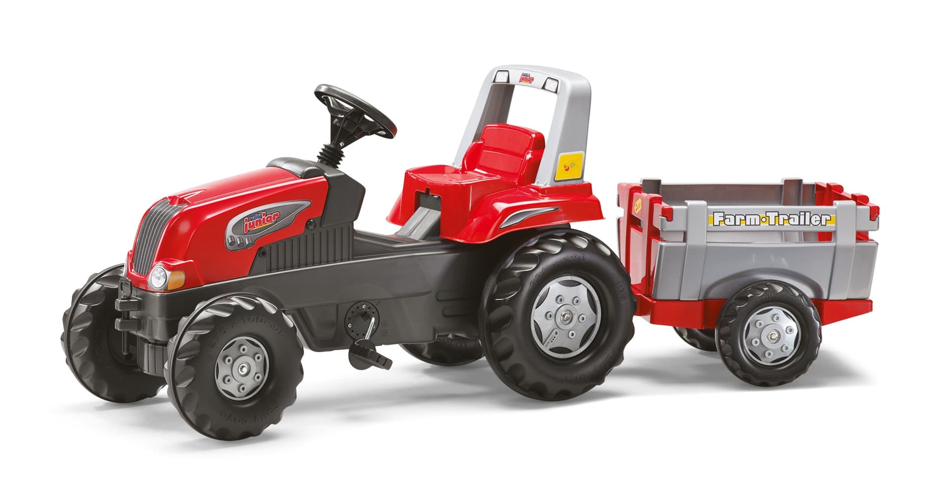 

Rolly Toys Traktor na pedały Przyczepa Junior 3-8 lat do 50kg