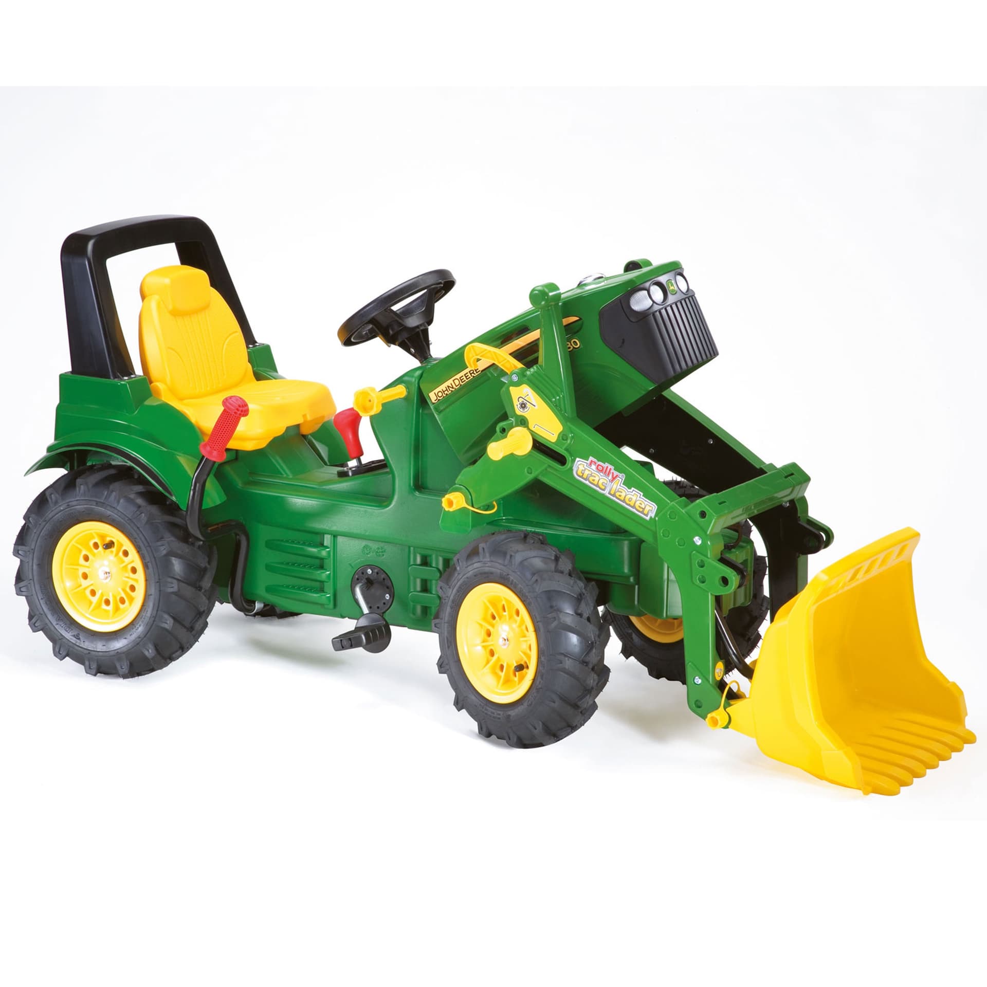 

Rolly Toys John Deere Traktor na pedały Biegi Pompowane Koła 3-8 lat