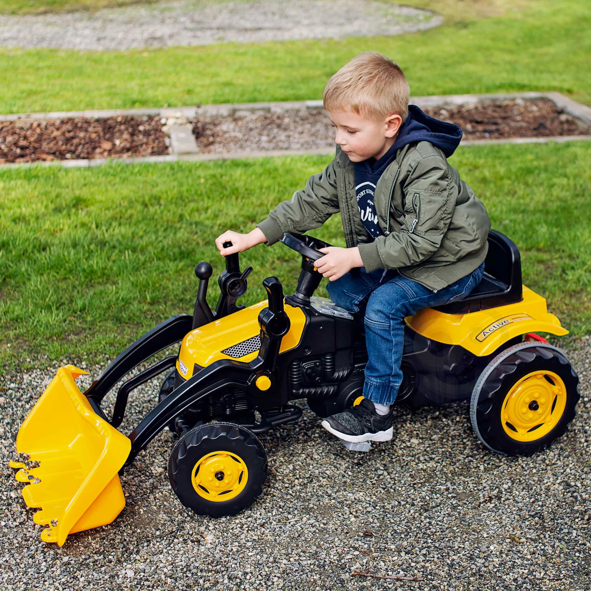 

WOOPIE Traktor Na Pedały Farmer MaxTrac Classic Łyżka Spychacz