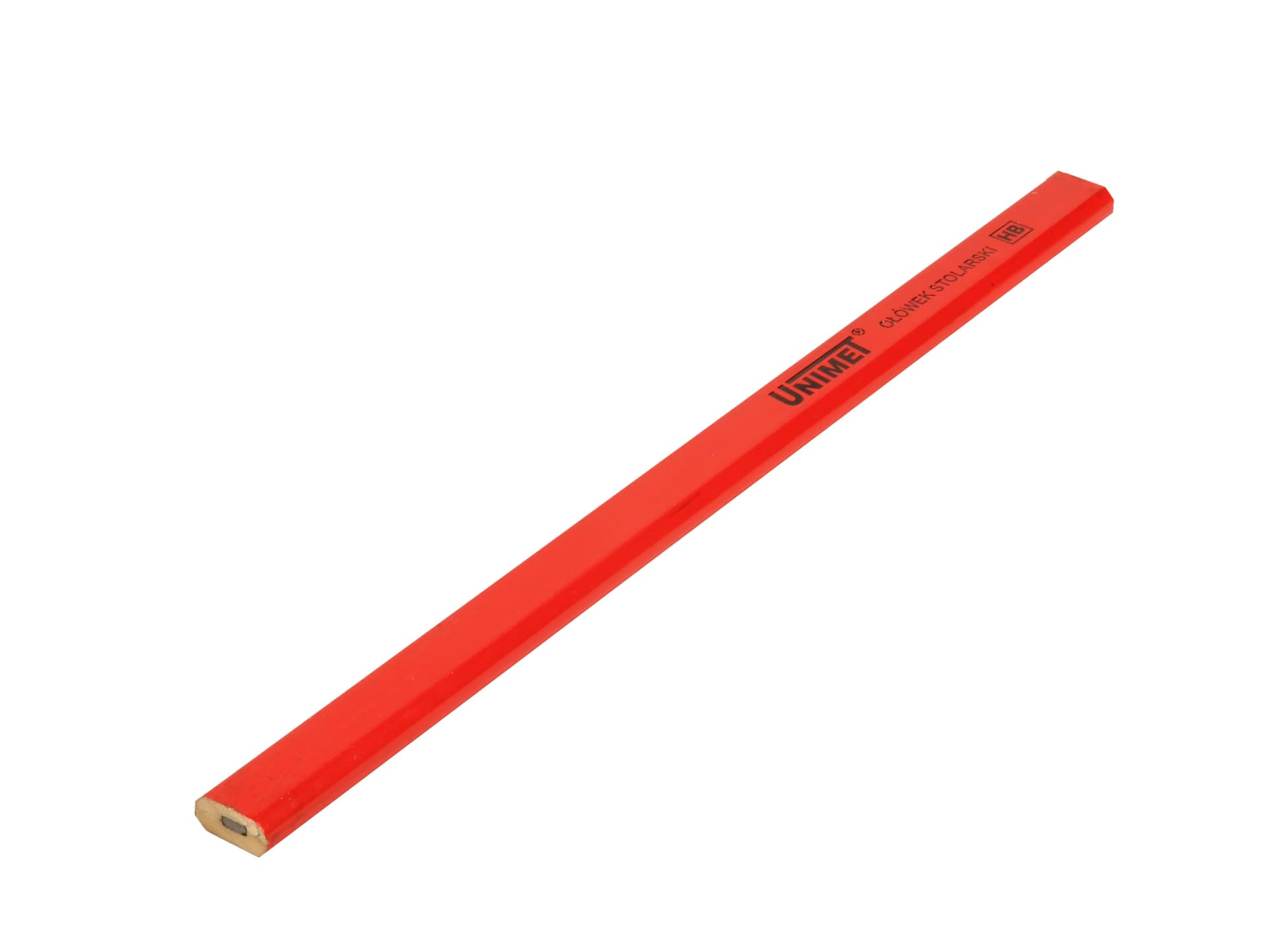 

OŁÓWEK STOLARSKI 24CM CZERWONY