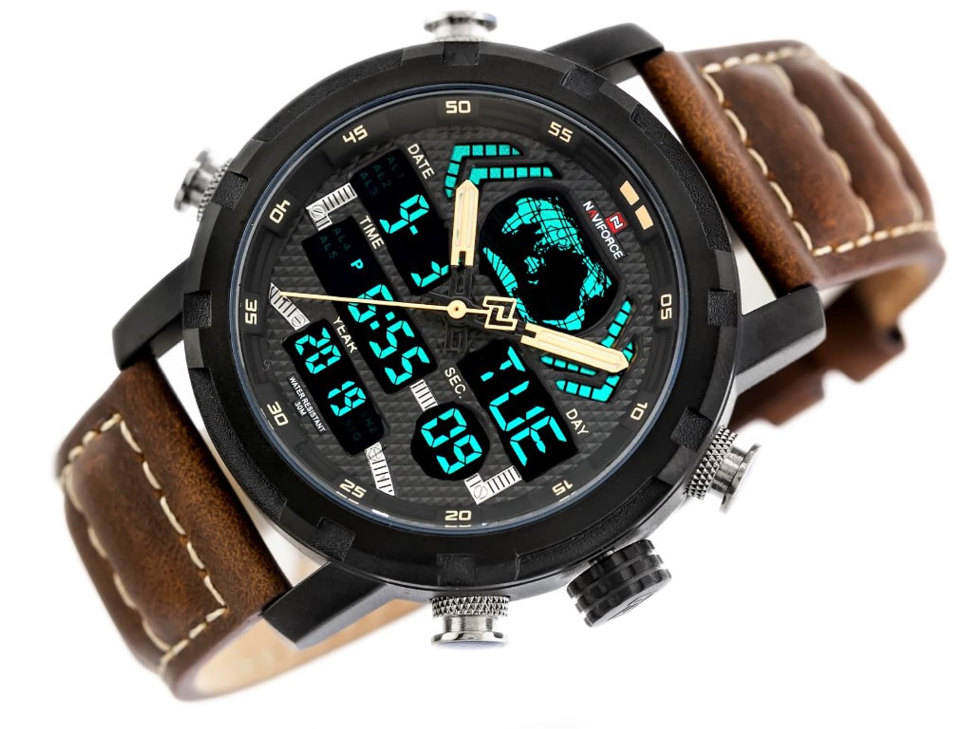 

ZEGAREK MĘSKI NAVIFORCE - NF9160 (zn094a) + BOX, Zn094a) + bo