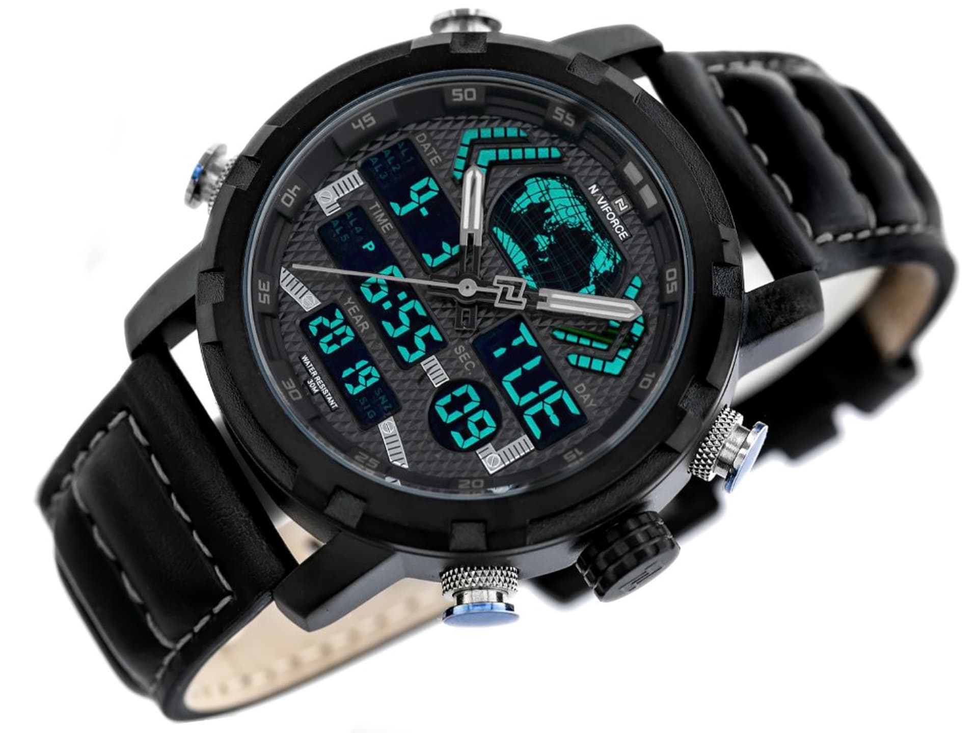 

ZEGAREK MĘSKI NAVIFORCE - NF9160 (zn094c) + BOX, Zn094c) + bo