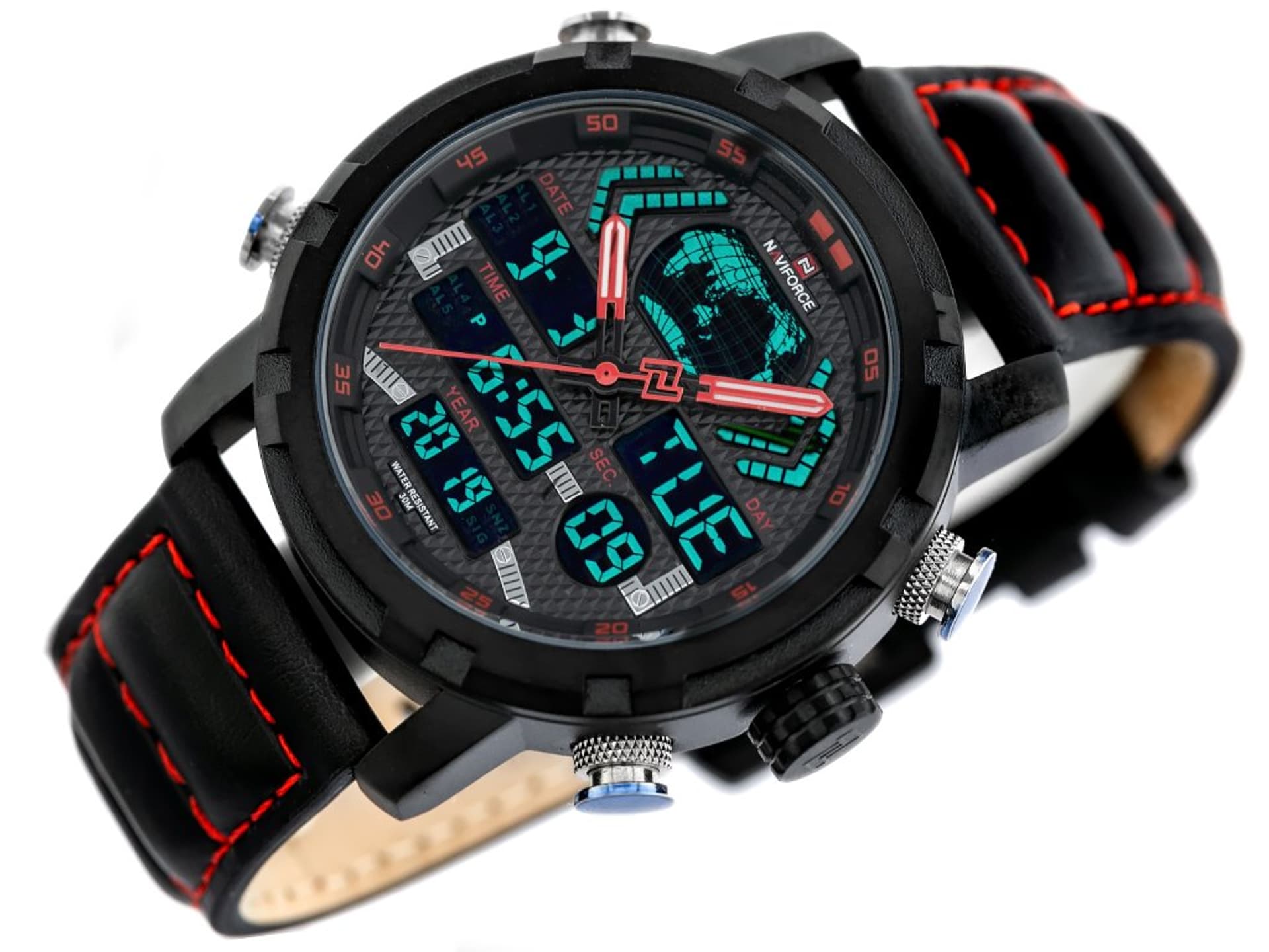 

ZEGAREK MĘSKI NAVIFORCE - NF9160 (zn094d) + BOX, Zn094d) + bo
