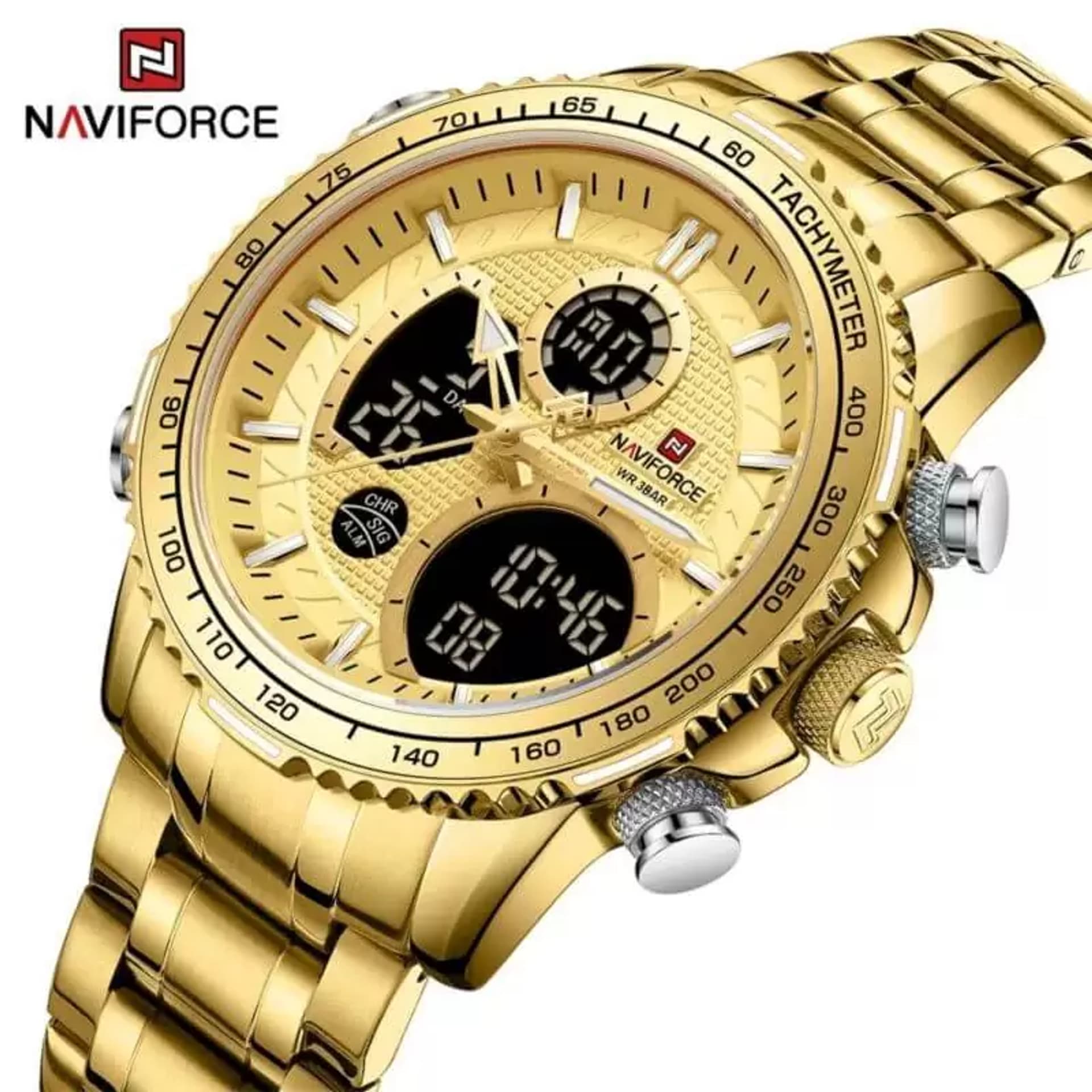 

ZEGAREK MĘSKI NAVIFORCE NF9182 G/G + BOX