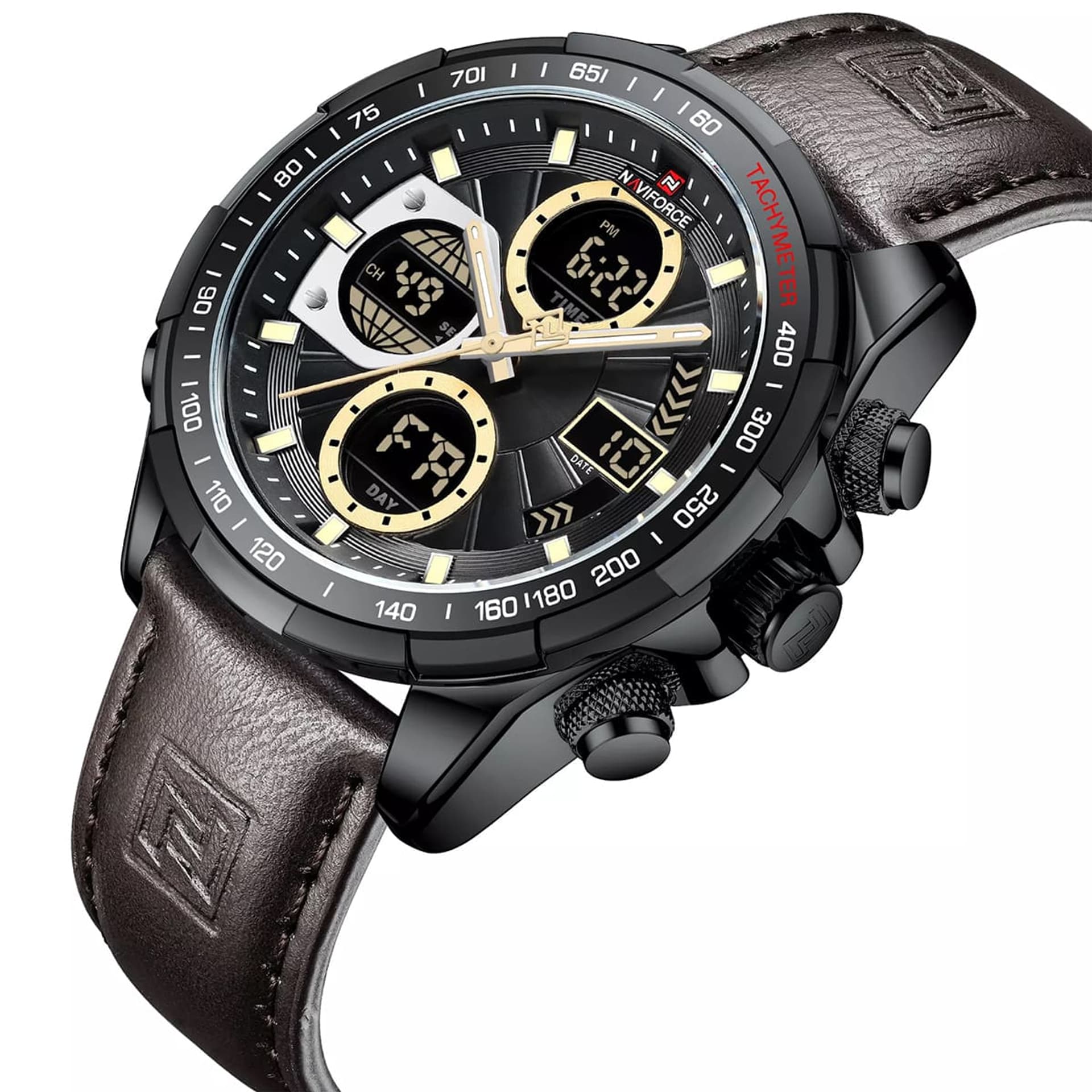 

ZEGAREK MĘSKI NAVIFORCE NF9197L B/Y/D.BN + BOX