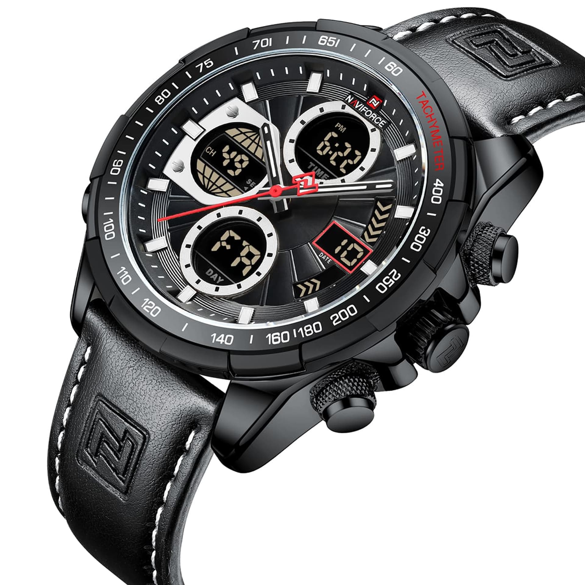 

ZEGAREK MĘSKI NAVIFORCE NF9197L B/W/B + BOX