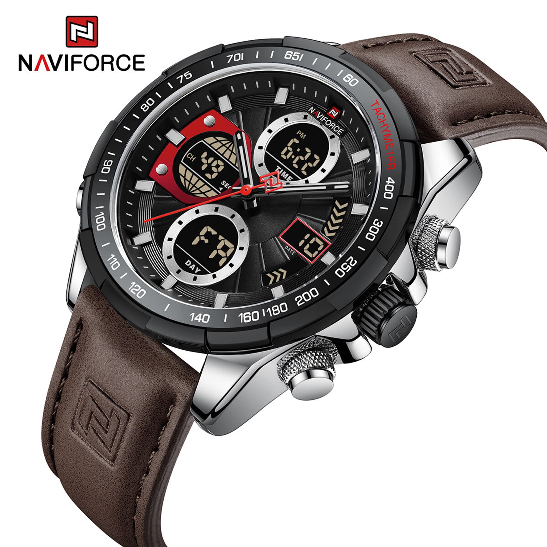 

ZEGAREK MĘSKI NAVIFORCE NF9197L S/B/D.BN + BOX