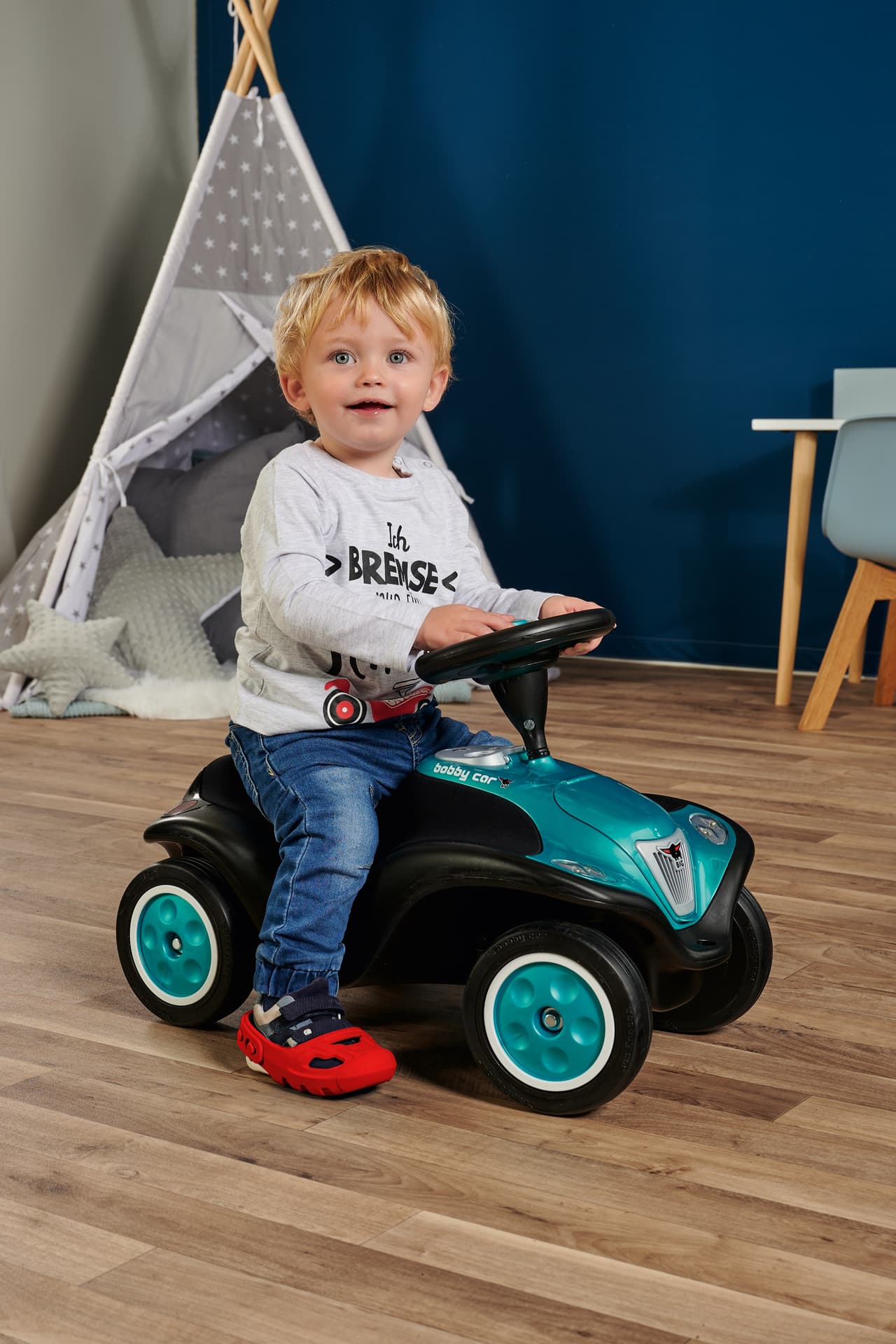 

BIG Bobby Car Next Turkusowy Światła LED Klakson Jeździk