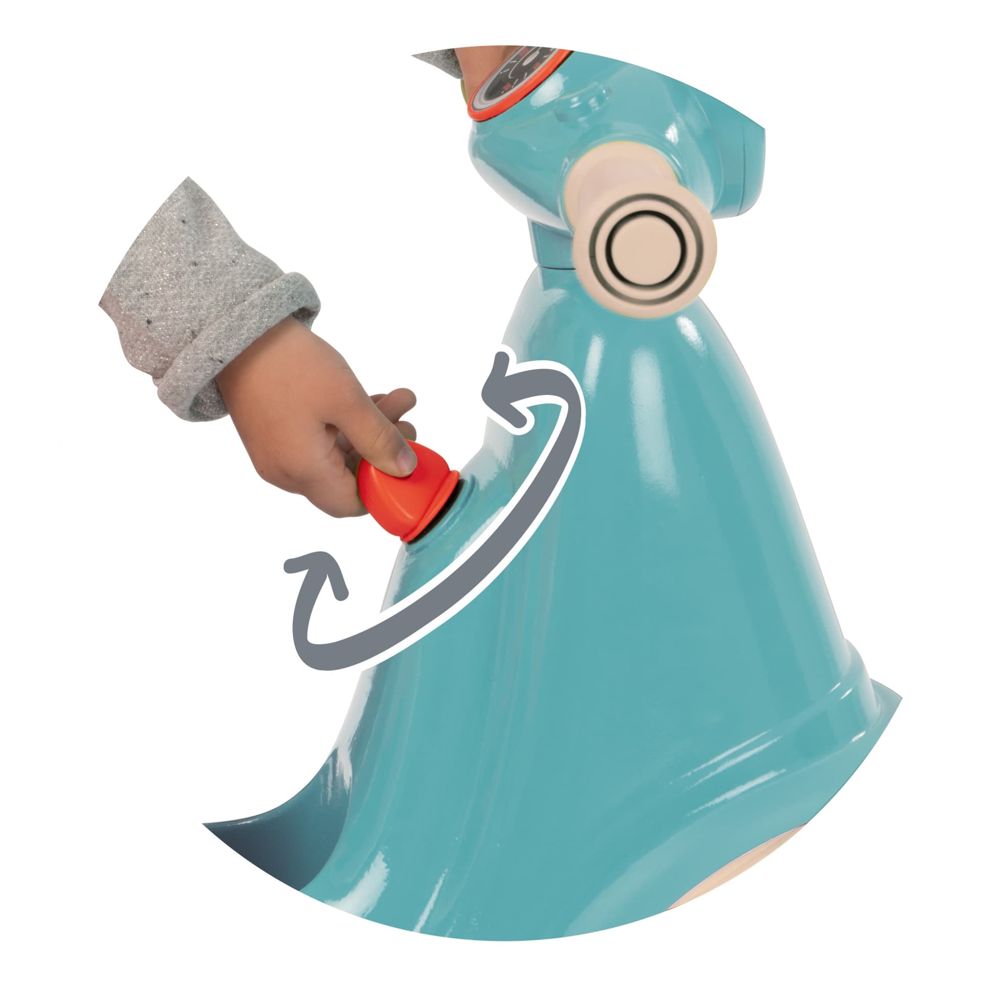 

Smoby Niebieski jeździk skuter Retro Ciche koła Scooter