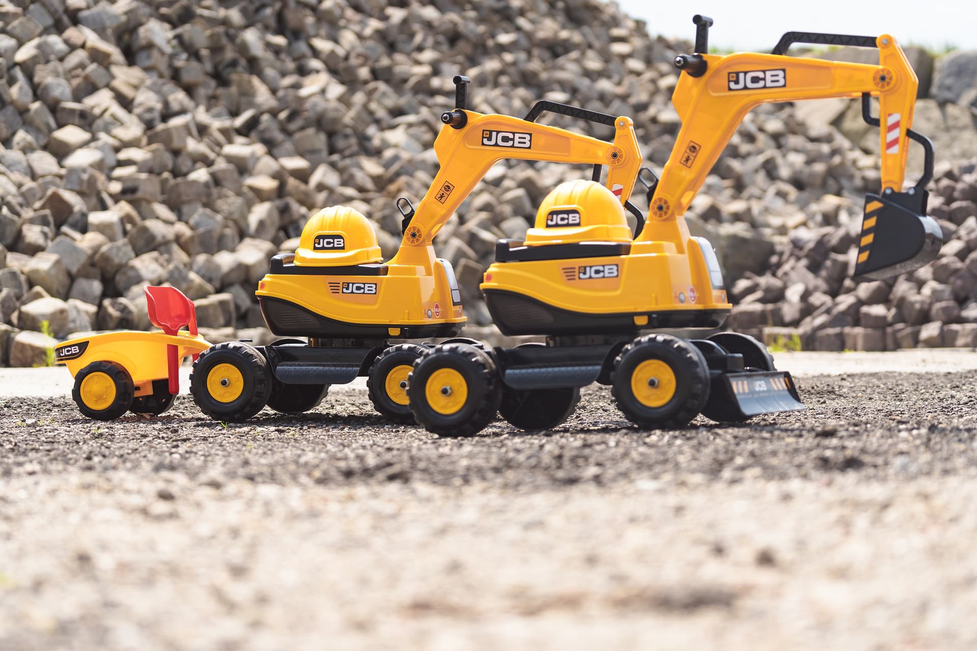 

FALK Koparka JCB Excavator Obrotowa Żółta Ruchoma Łyżka Od 3 Lat.