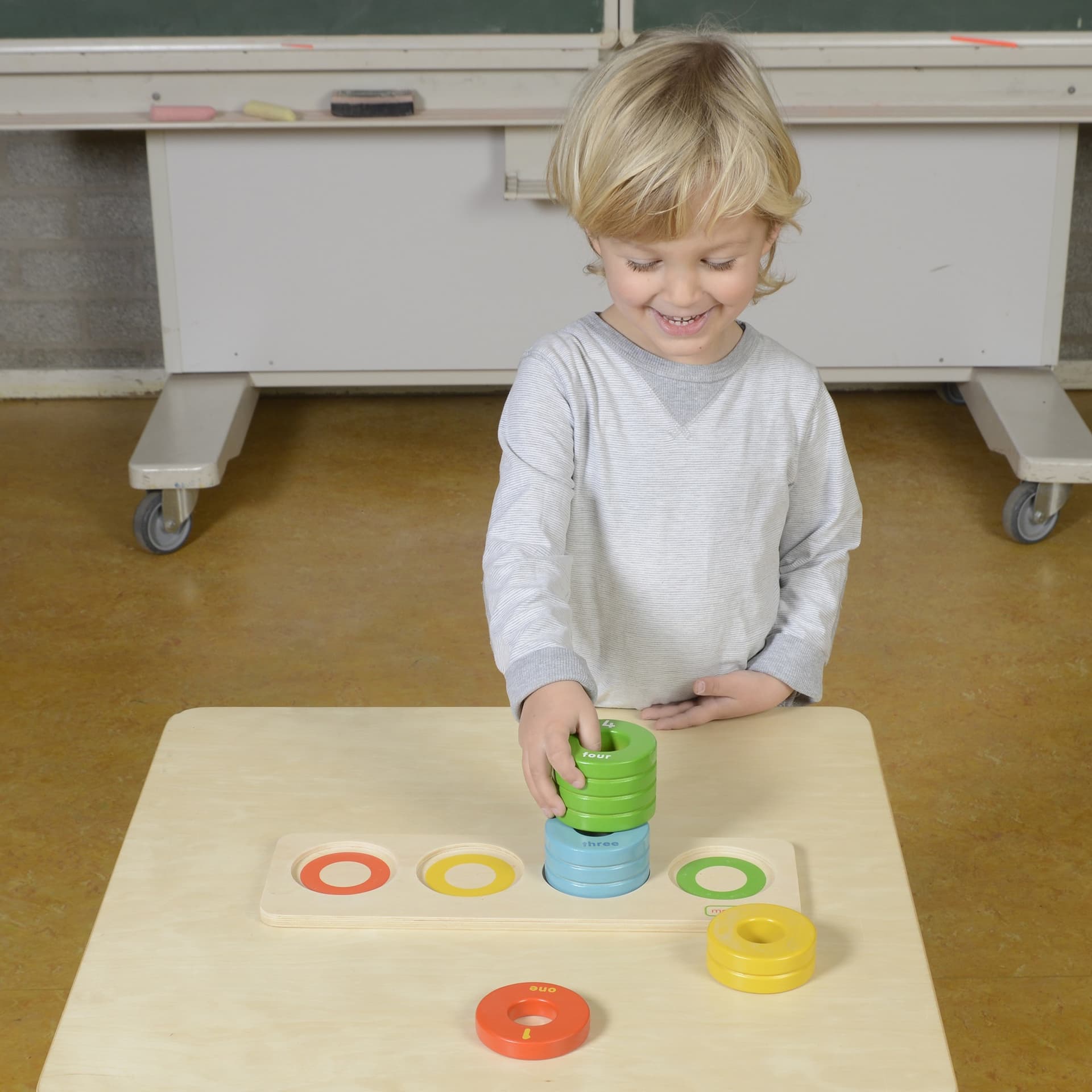 

MASTERKIDZ Gra Nauka Liczenia Kolorów Rozmiarów Układanka Montessori