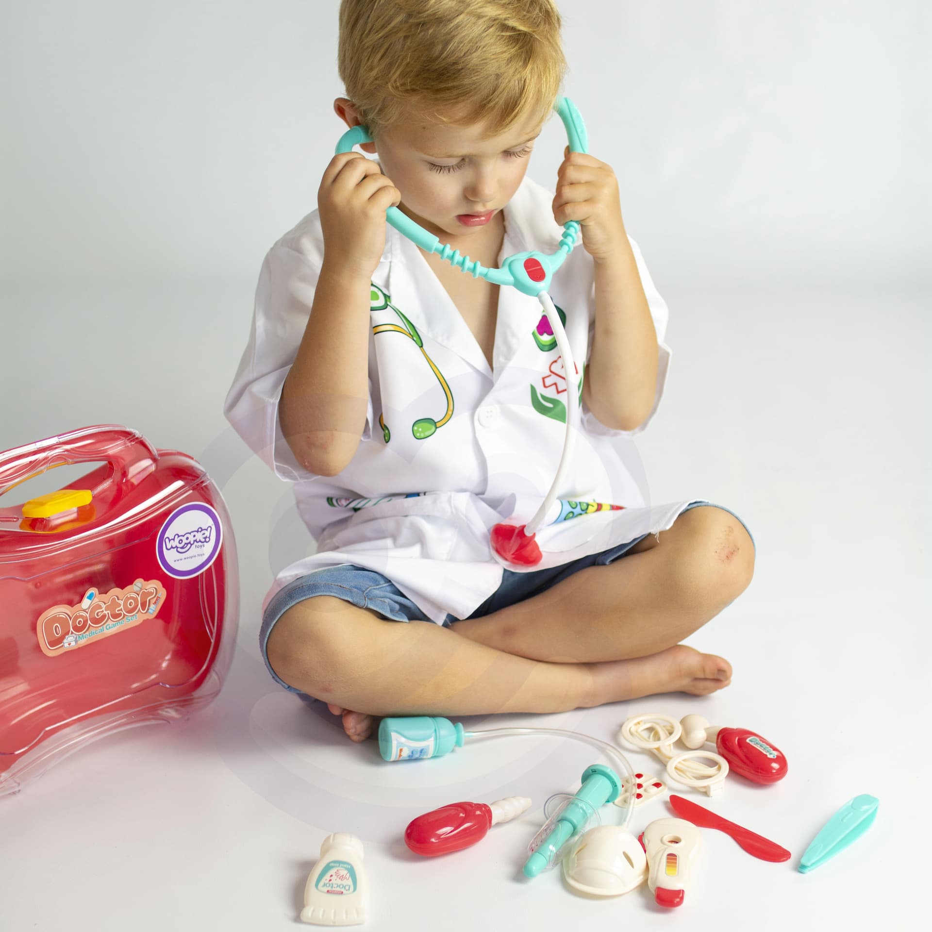 

WOOPIE Zestaw Lekarski Mały Lekarza Doktor w Walizce + Akc.