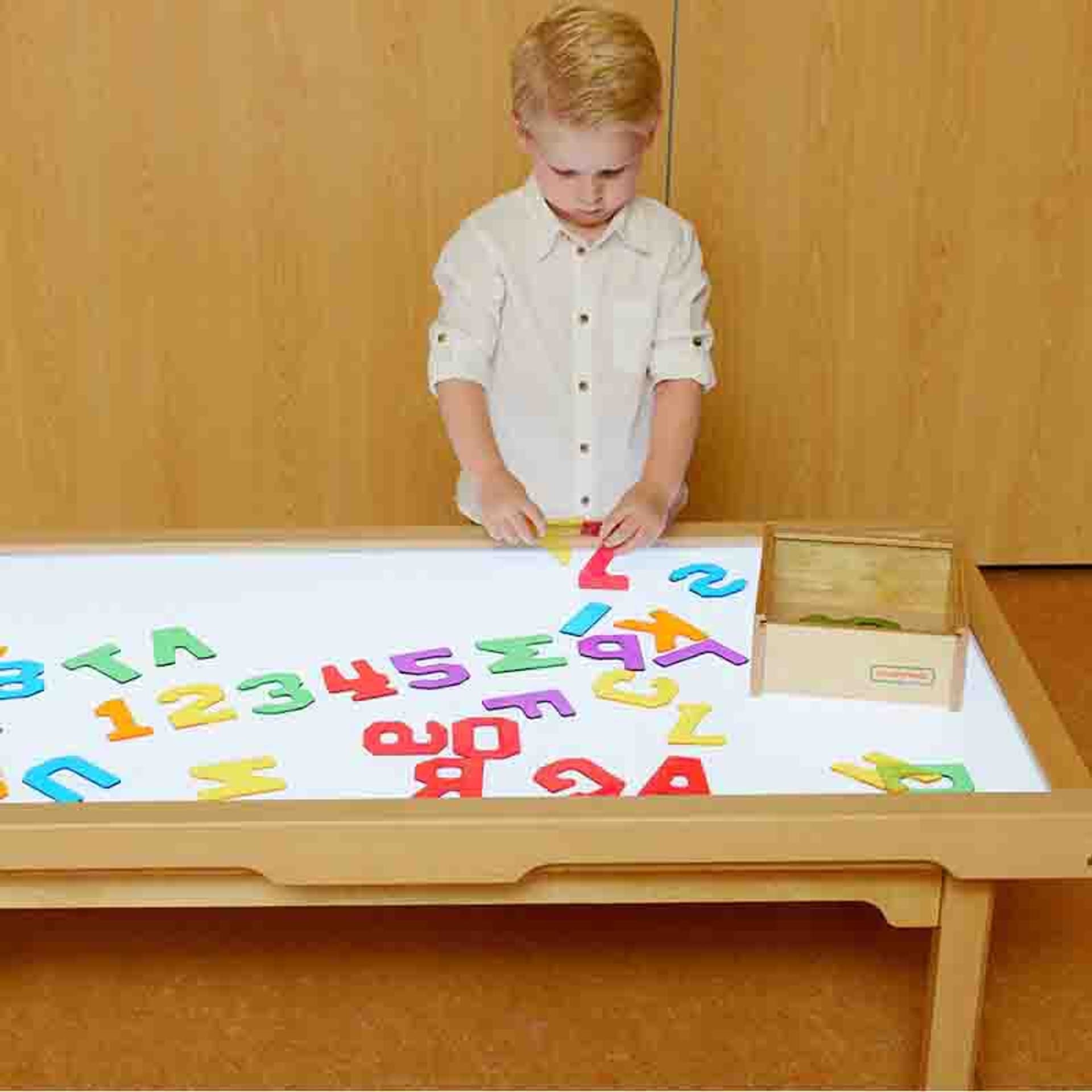 

MASTERKIDZ Przezroczyste Cyfry i Litery 38 szt. Montessori