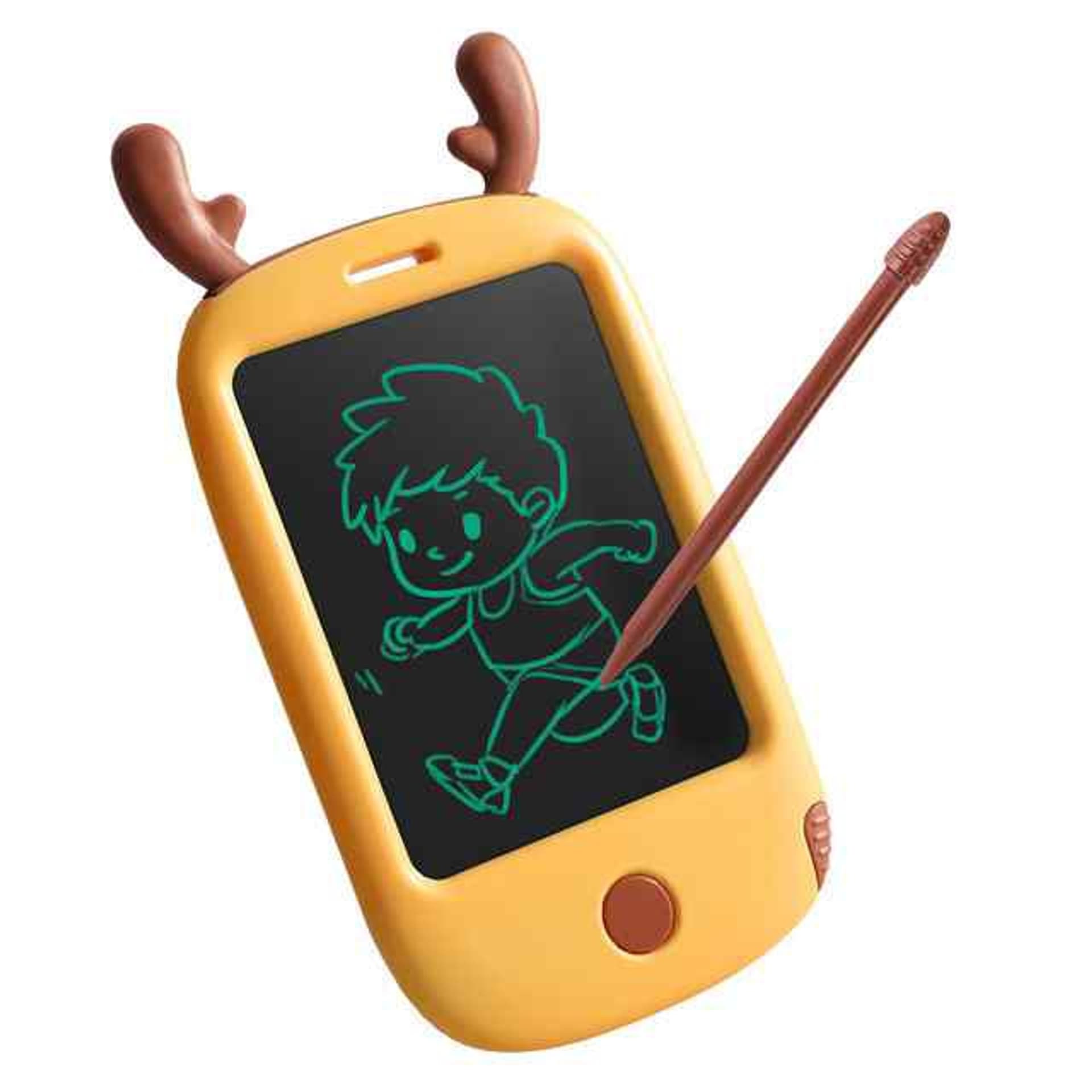 

WOOPIE Smartfon Mobilny Telefon Tablet 4,4" dla Dzieci do Rysowania Znikopis Renifer + Rysik