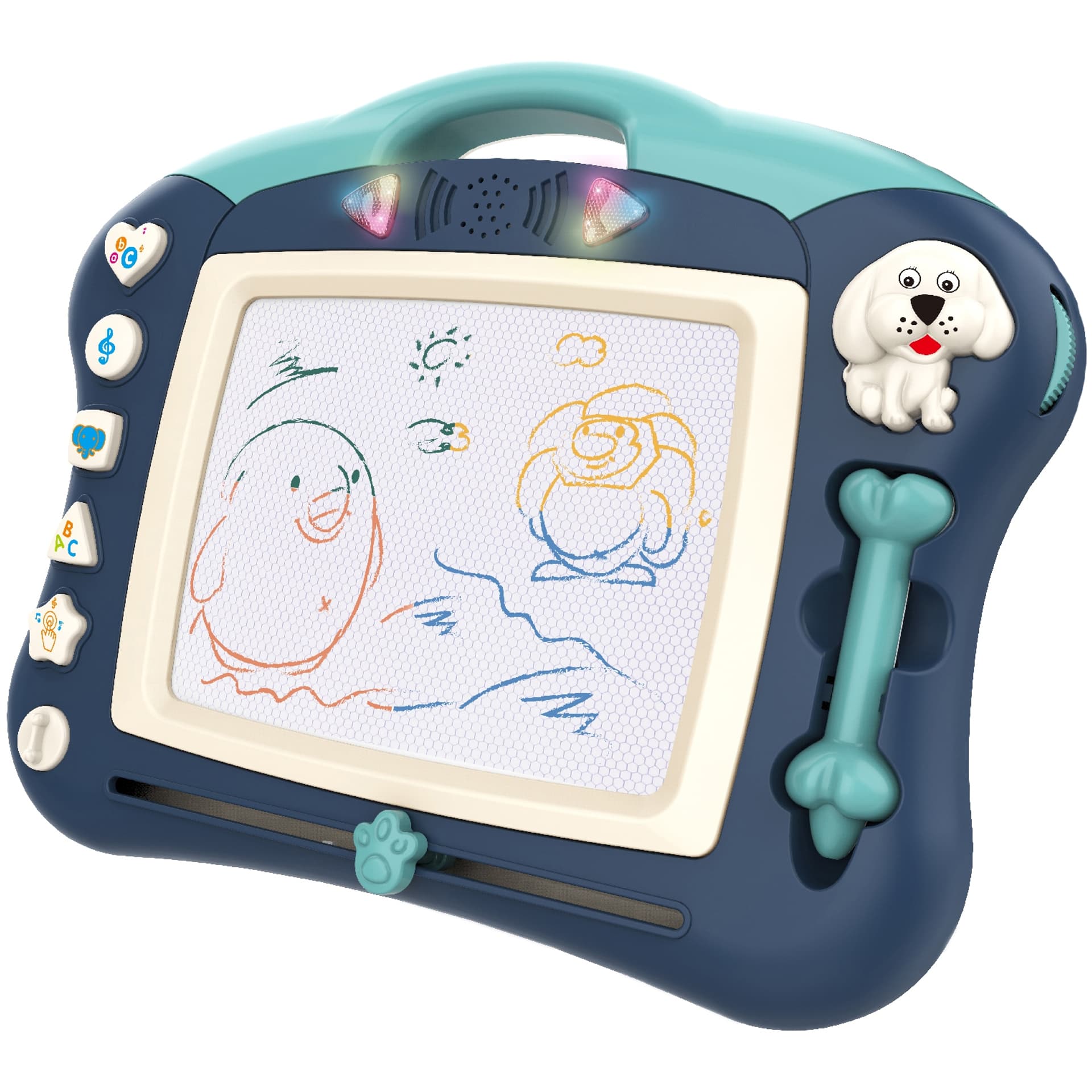 

WOOPIE Znikopis Interaktywna Tablica Magnetyczna Tablet Graficzny Muzyka Swiatło Niebieski