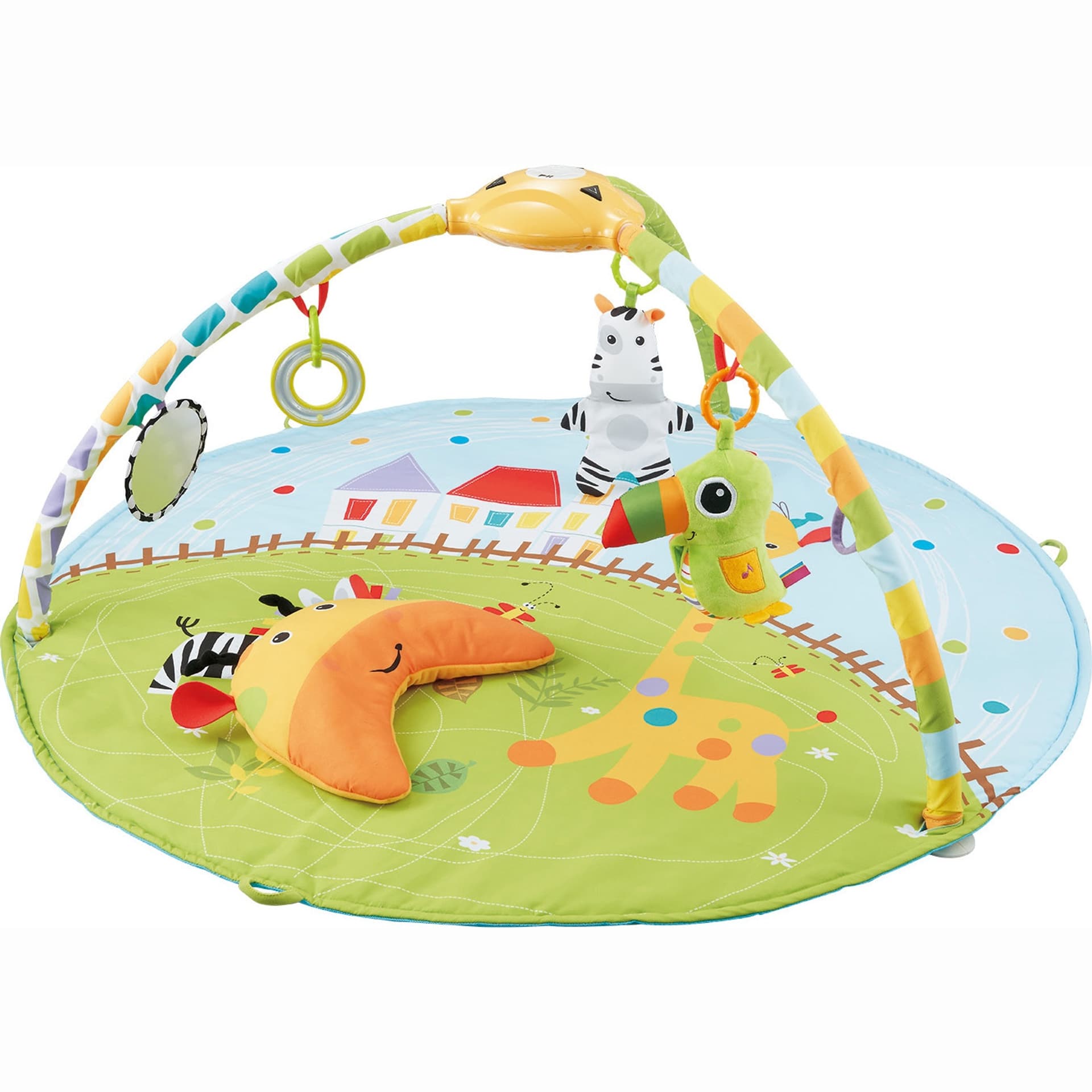 

WOOPIE BABY Interaktywna Mata Edukacyjna Sensoryczna 8 Melodii Projektor Motyw Farma