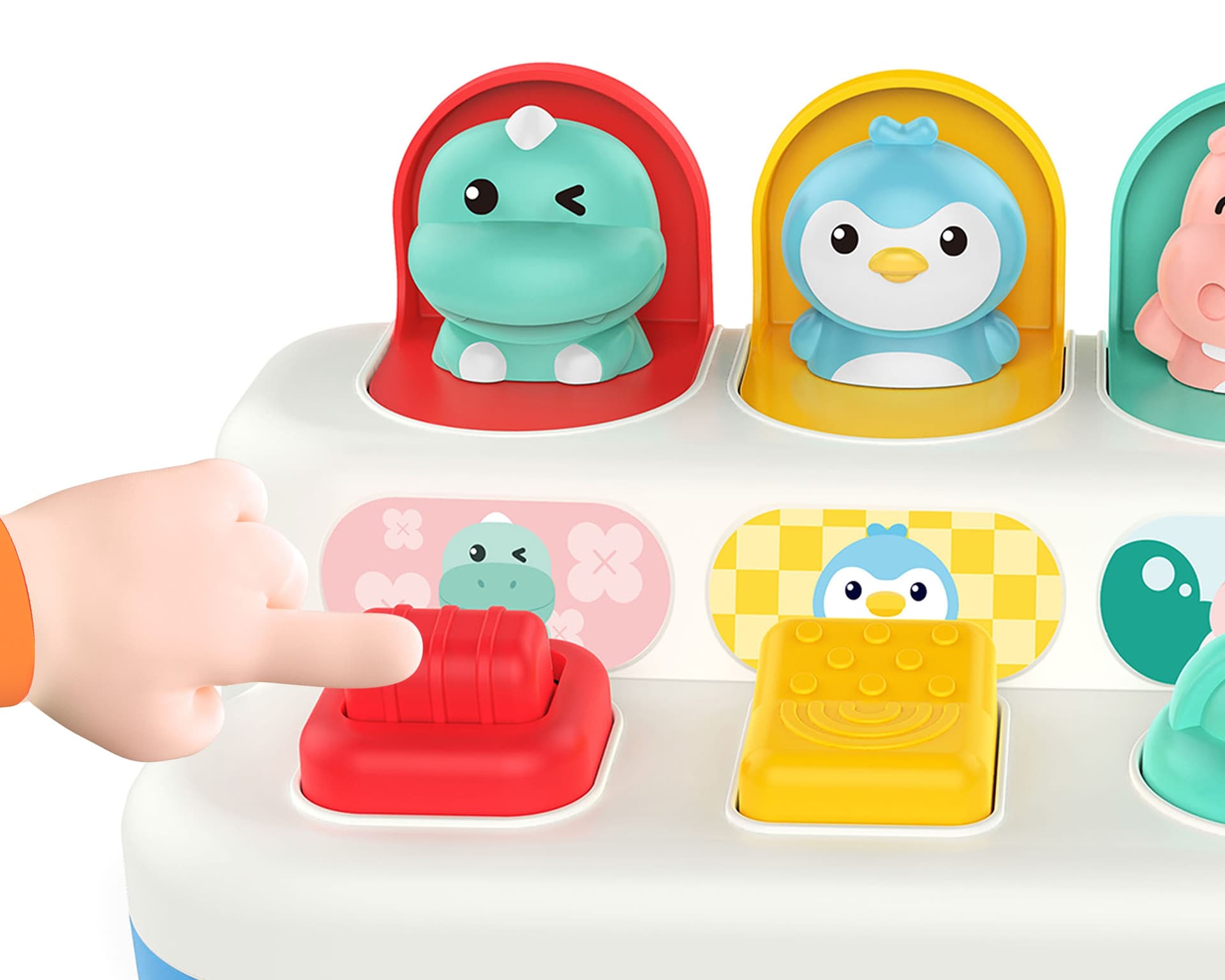

WOOPIE BABY Zabawka Edukacyjna Wyskakujące Zwierzątka POP-UP