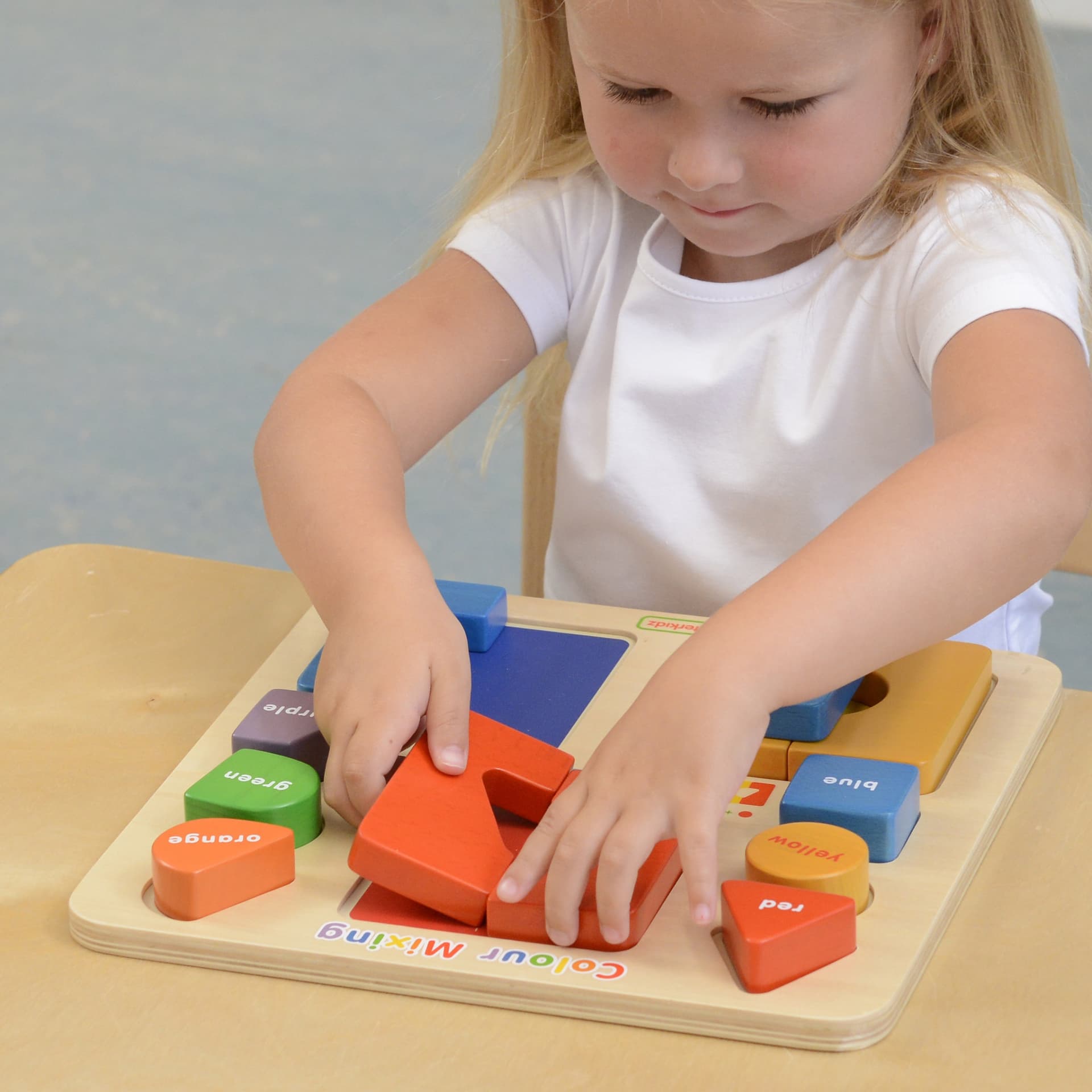 

MASTERKIDZ Tablica Edukacyjna Układanka Łączenie Mieszanie Kolorów Montessori