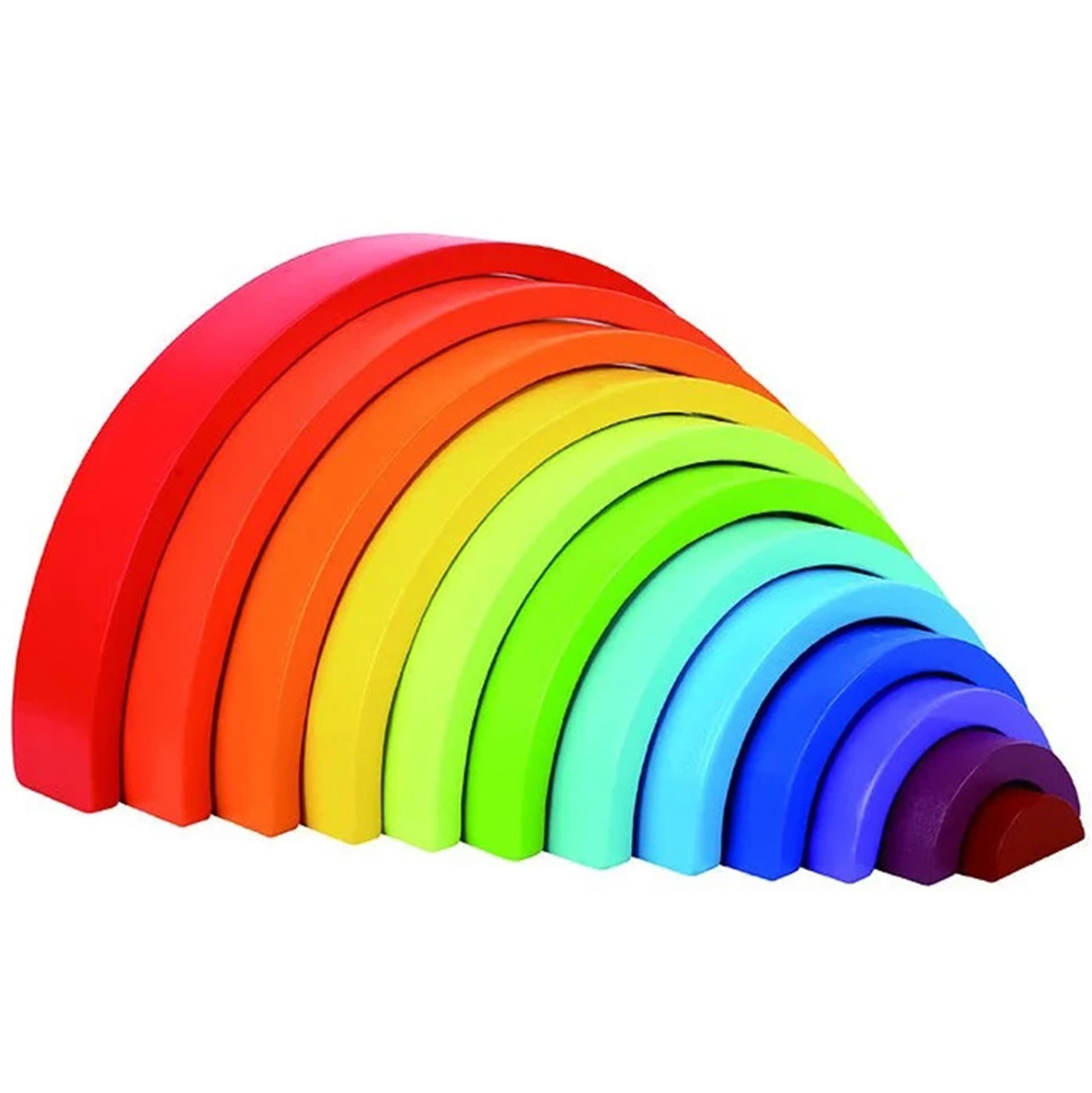 

TOOKY TOY Układanka Drewniane Klocki Montessori Tęcza