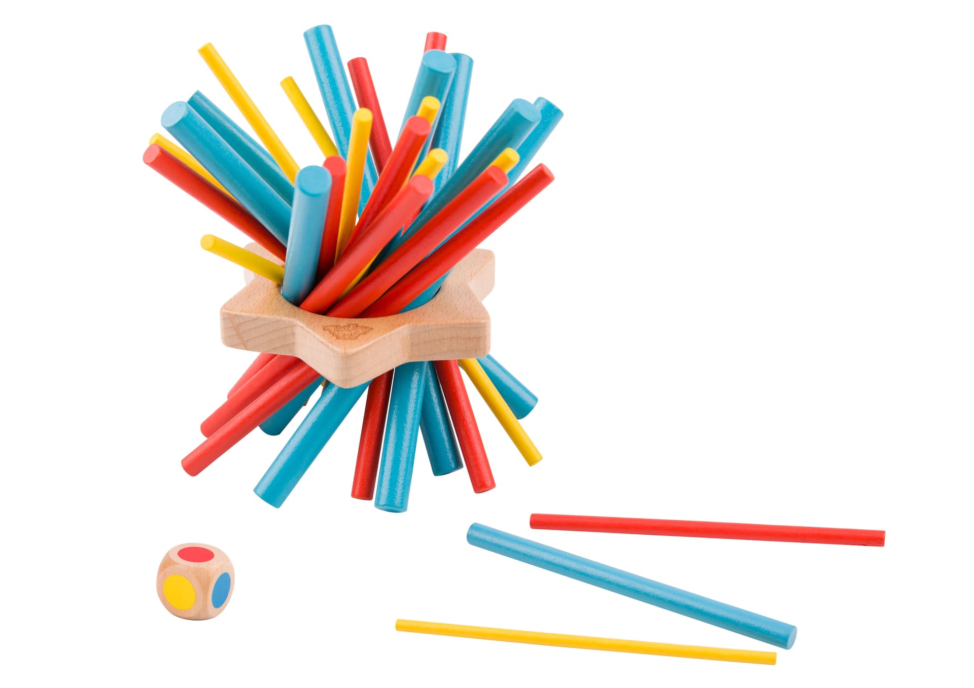 

TOOKY TOY Drewniana Gra Zręcznościowa Bierki Zwariowane Patyczki