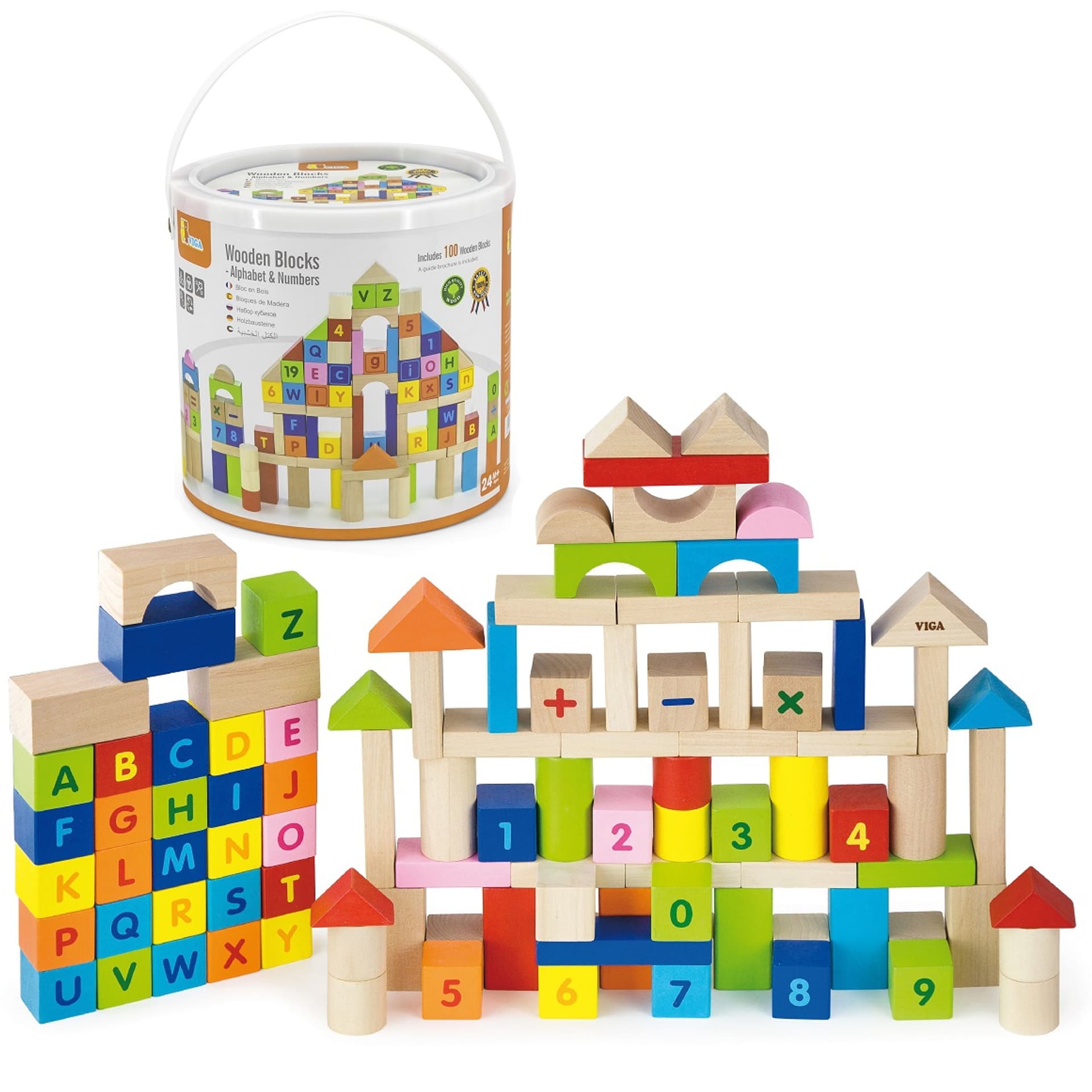 

Viga 50288 Klocki 100 elementów - literki, cyferki