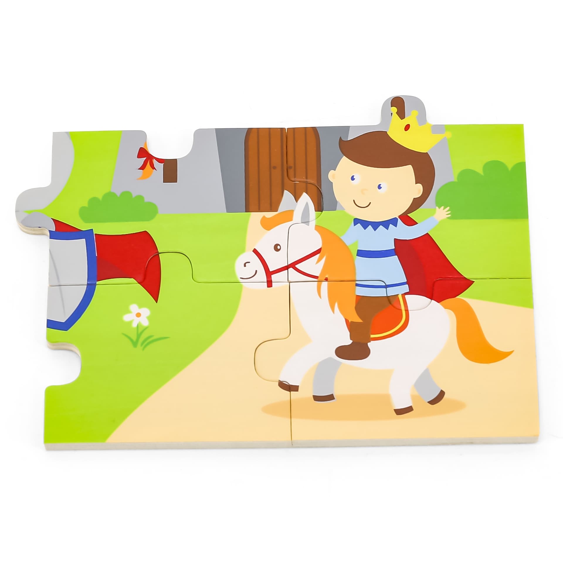 

Viga 51458 Puzzle na podkładce 16 elementów - bajkowy zamek