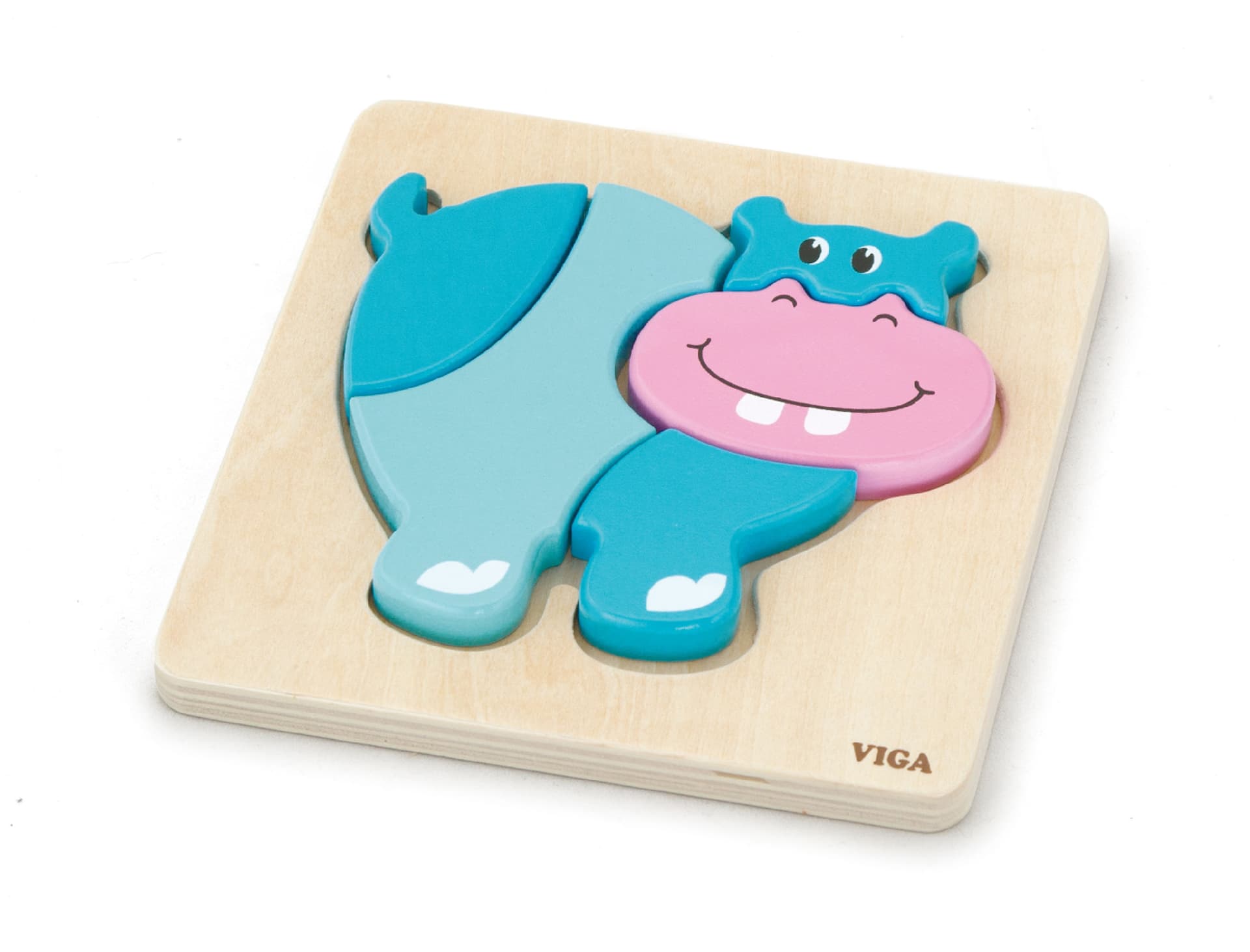 

Viga 59932 Pierwsze puzzle maluszka - hipopotam (box)